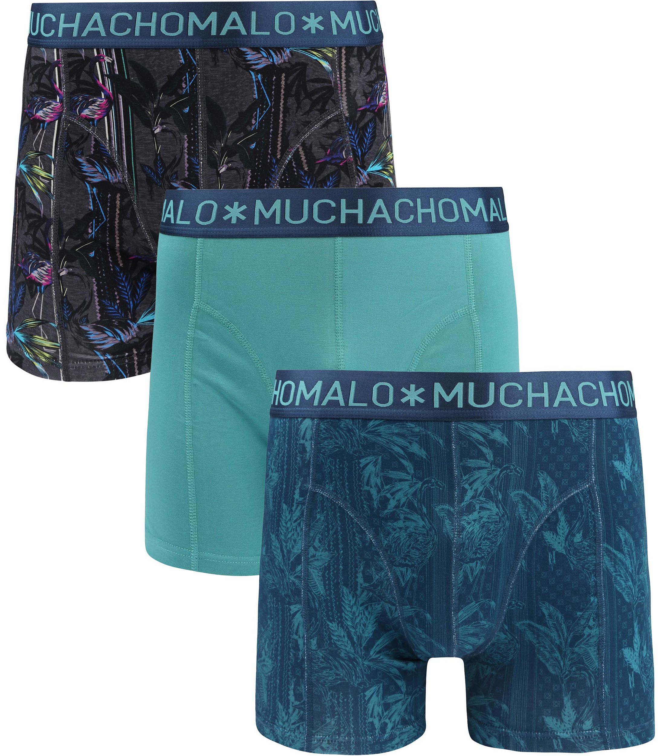 Køb Muchachomalo boxershorts i flamingo-print, 3-pak U-FLAMINGO1010-01-Print/Print/Green | Suitable