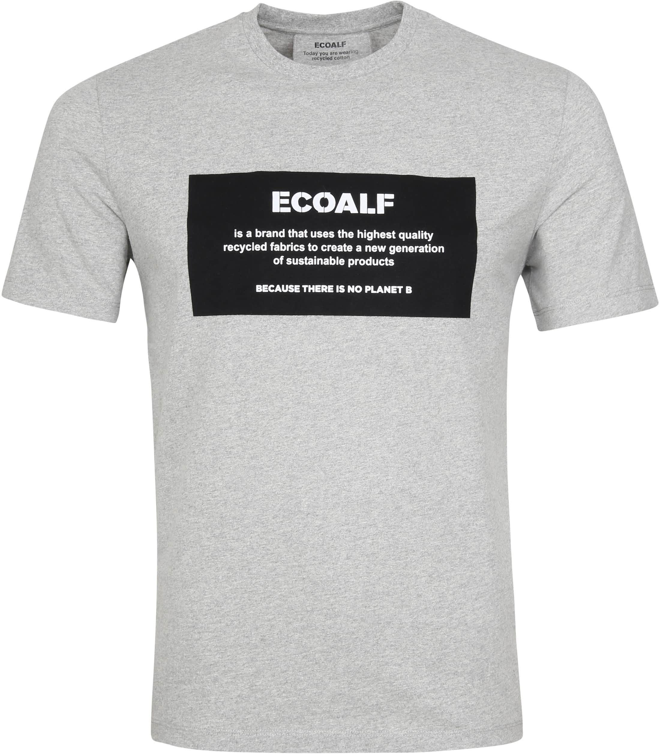Ecoalf T-shirt Szary GATSNATAL0630MW19-302 