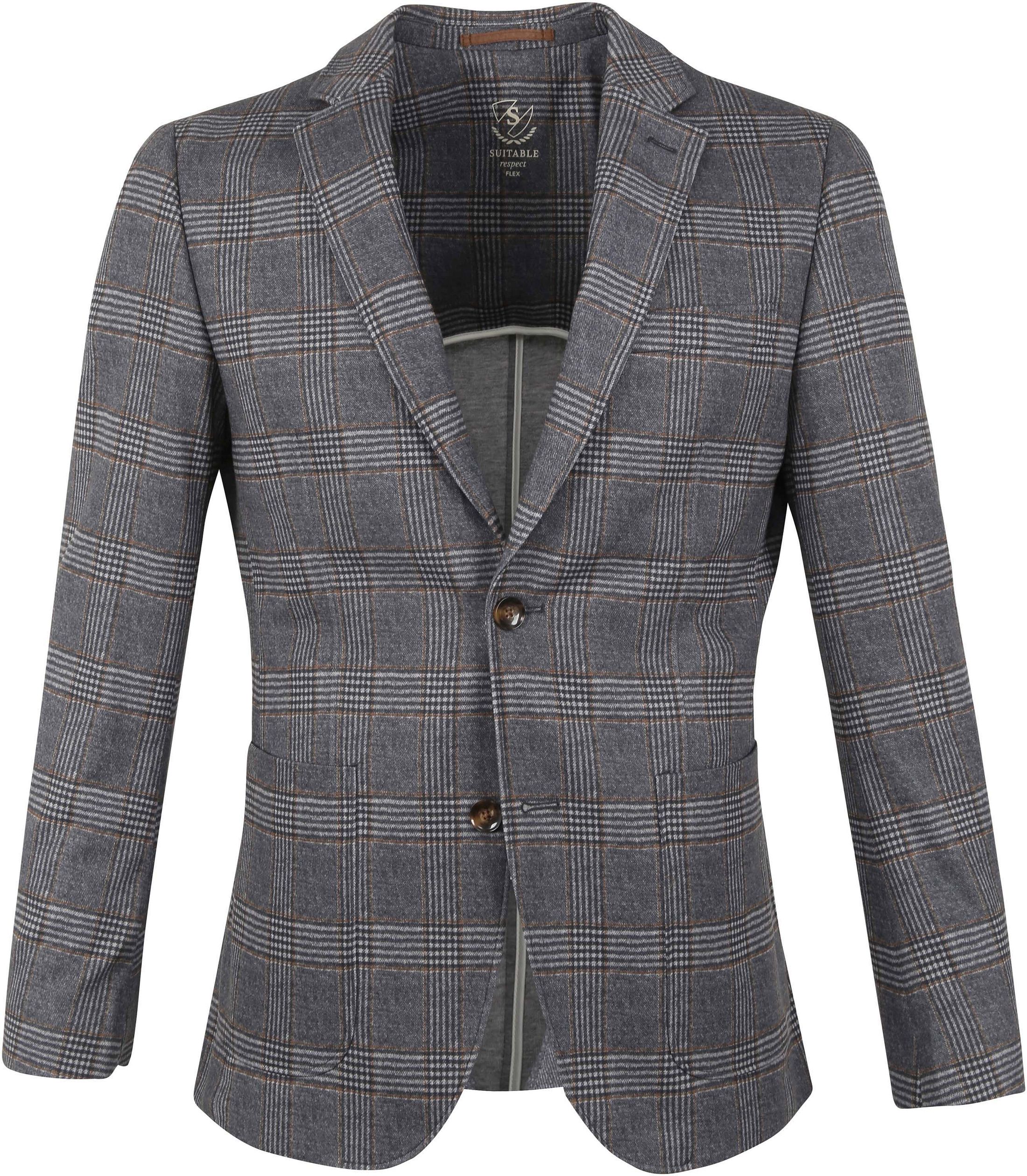 Suitable Respekt Colbert Jersey PdG Flex Grå SPE213038FA69-940