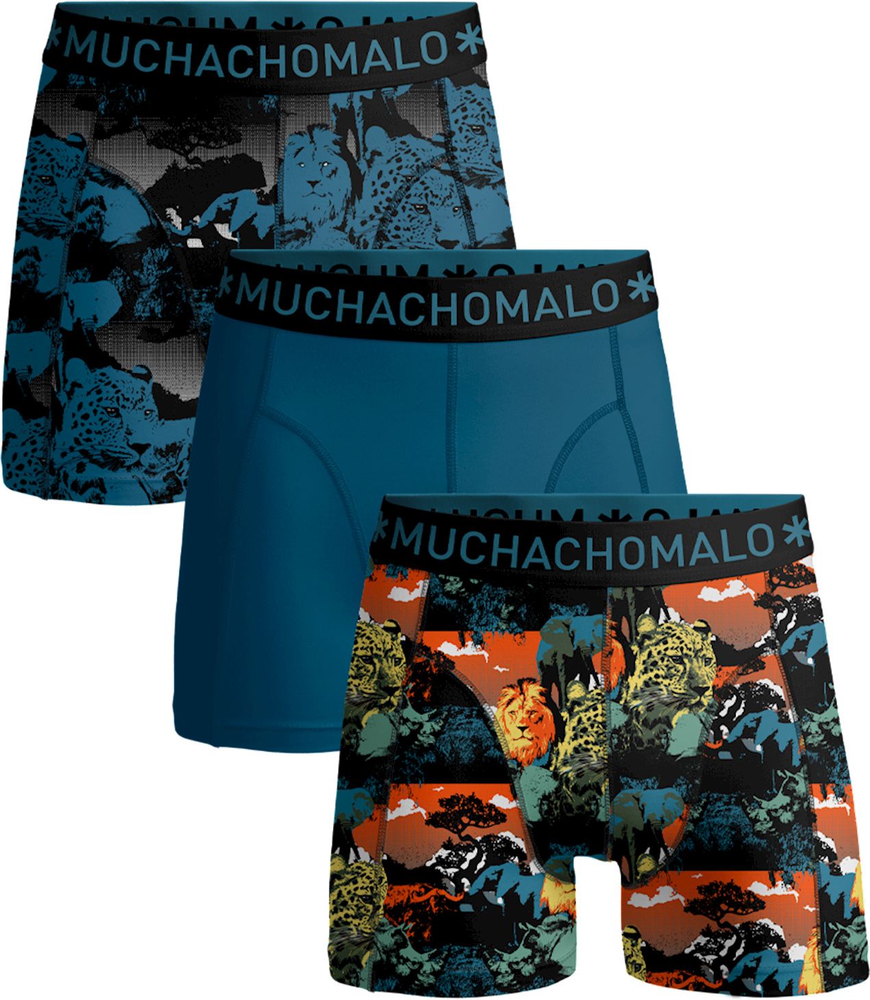 Muchachomalo Boxers Lot de 3 Africa U-AFRICA1010-01-2555 commander en ligne | Suitable