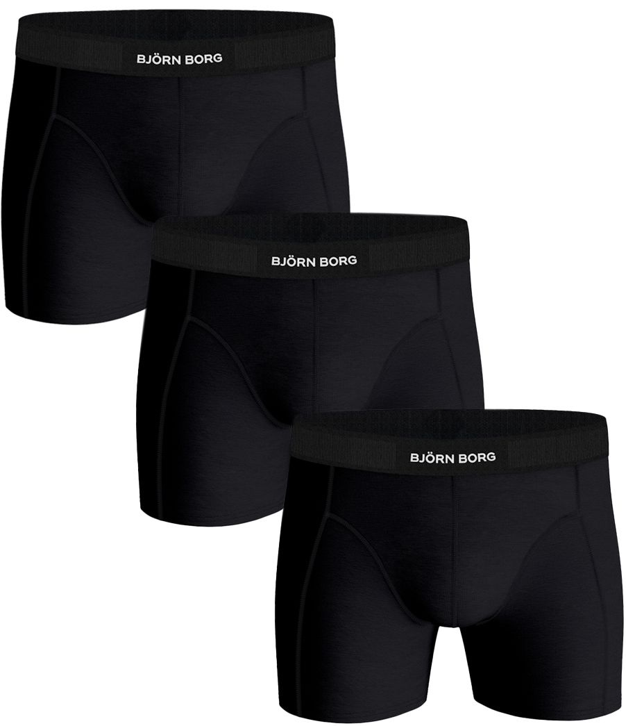 Björn Borg Boxershorts Premium 3-pack Zwart 10001296-MP001