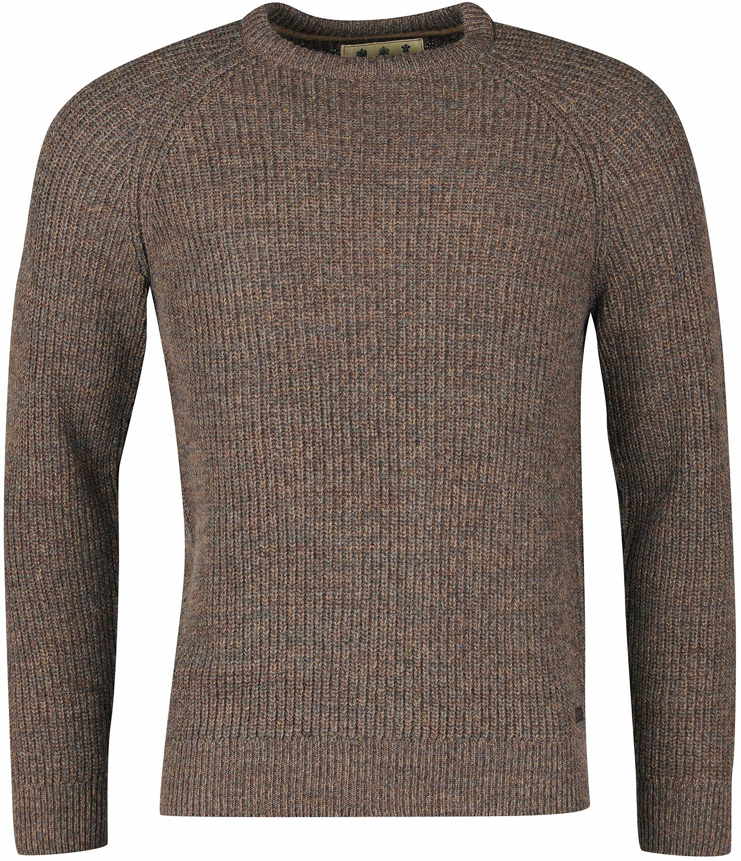 Barbour Stickad Tröja i Lammull Brun MKN1113-SN31 köp | Suitable