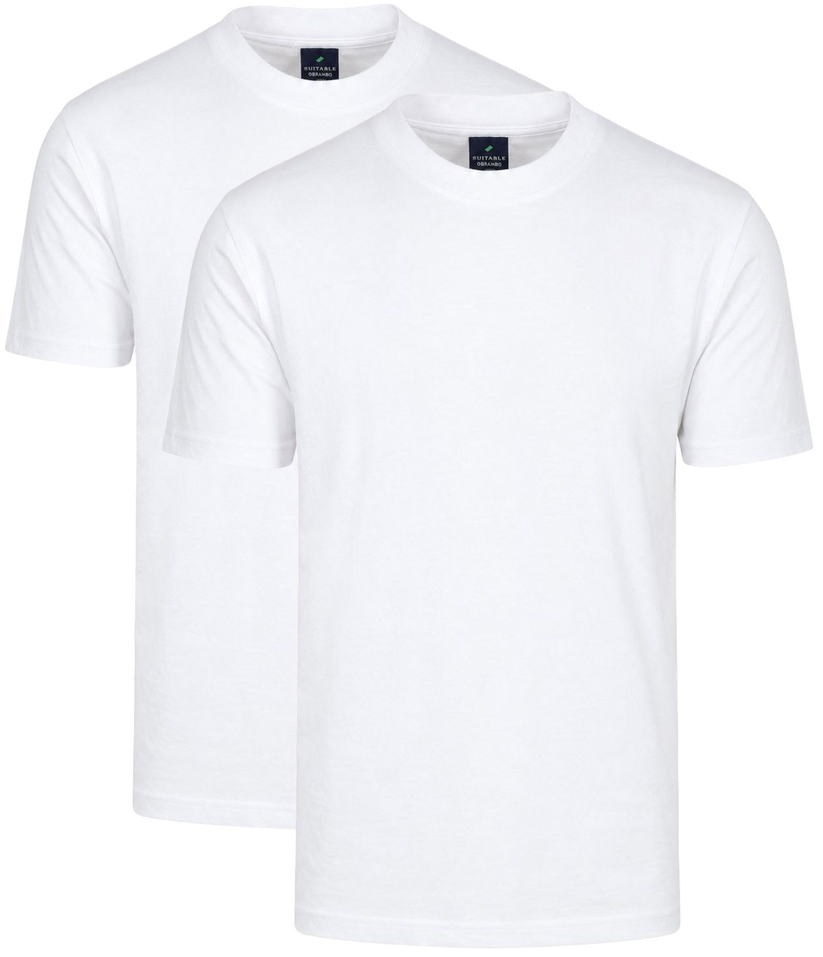 Suitable Obrambo T-Shirt White 2-Pack order online | 3130-2 OBRAMBO white | Suitable Greece