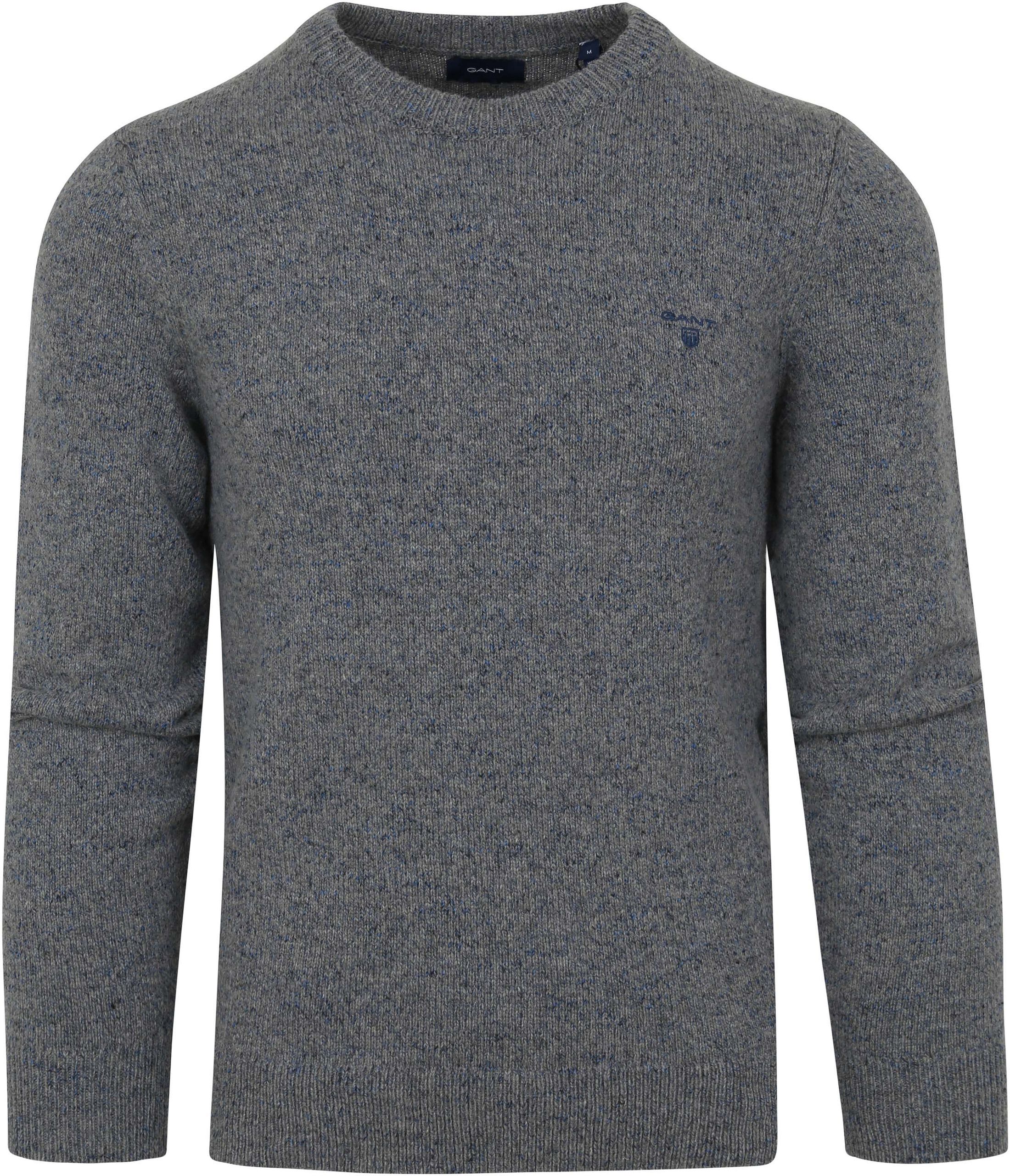 Gant Trui Wol Melange Antraciet 8040132-92 kopen | Suitable