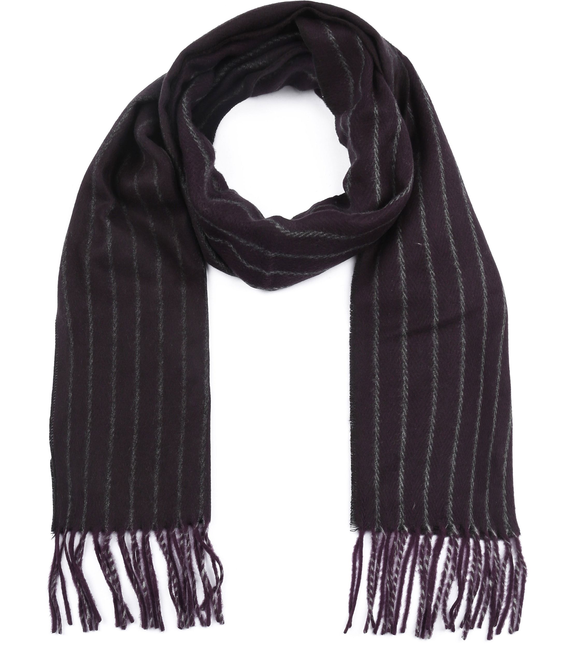 Suitable Herr Scarf Lila Stripe 18-19 Winter Shawl S18-19