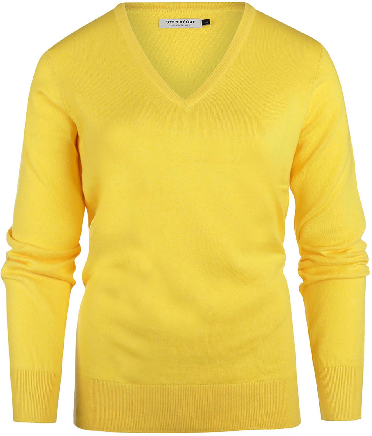 Steppin' Out Pullover Cashmere Damen V-Ausschnitt Gelb SW1201.0001-6001 kaufen | Suitable