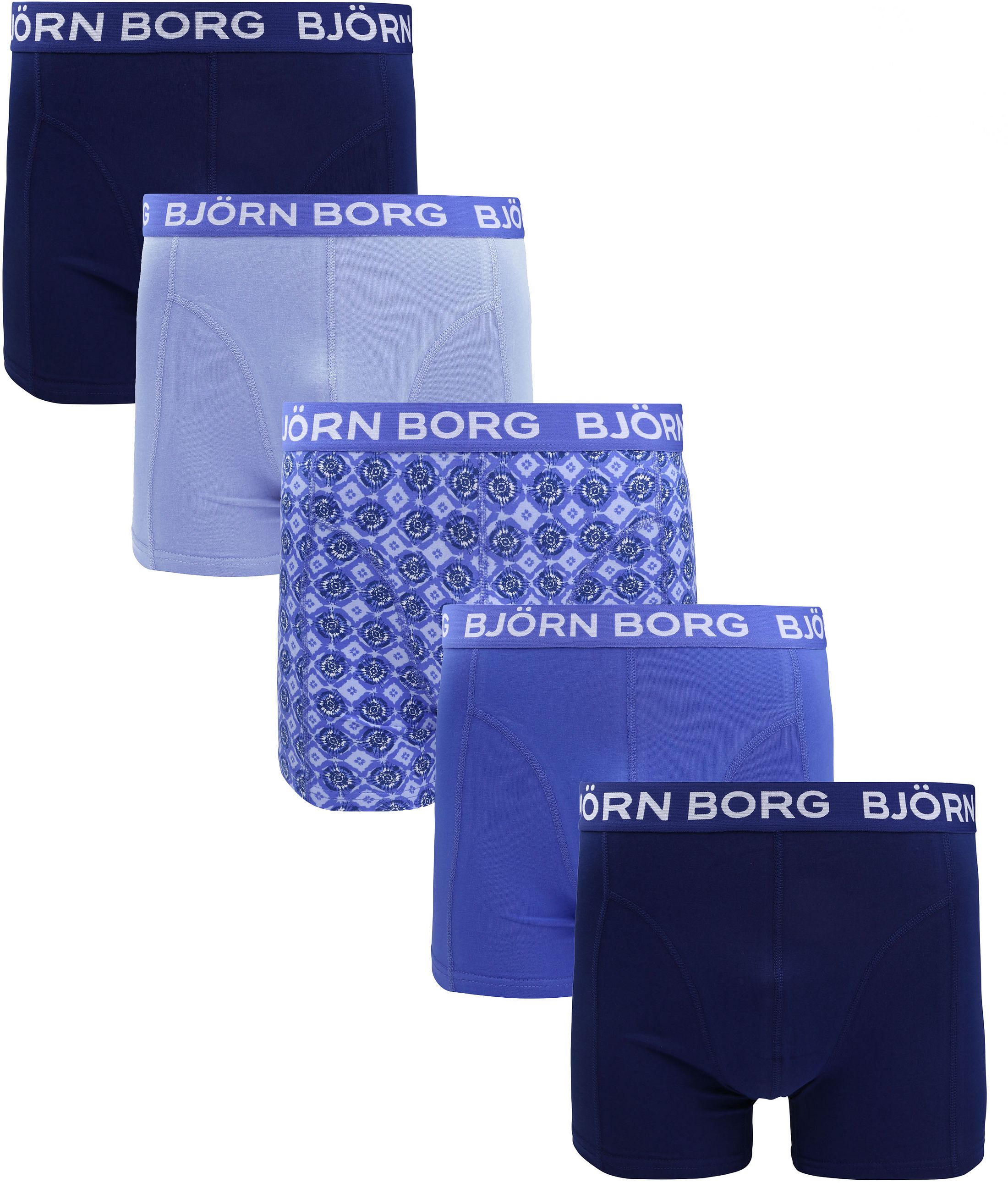 Björn Borg Boxershorts av Bomull Stretch 5-pack Flerfärgad