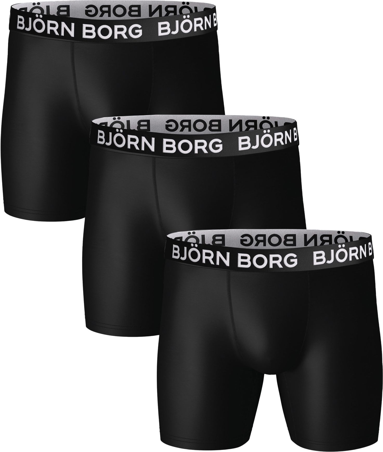 Bjorn Borg Performance Boxers 3-Pack Black  10001280-MP001 order online | Suitable