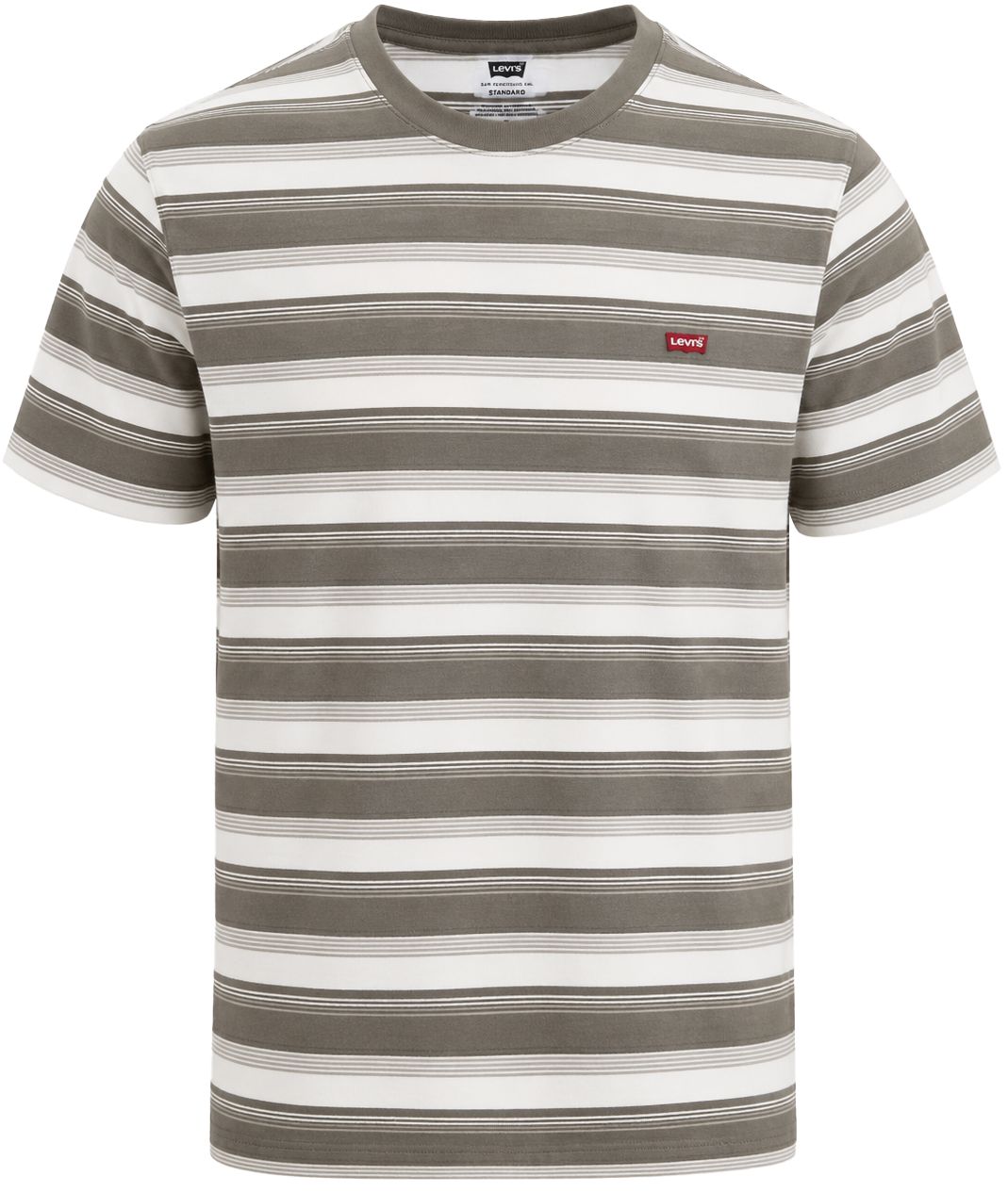 Levi's T-skjorte Striper Brun 56605-0306 kjøp | Suitable