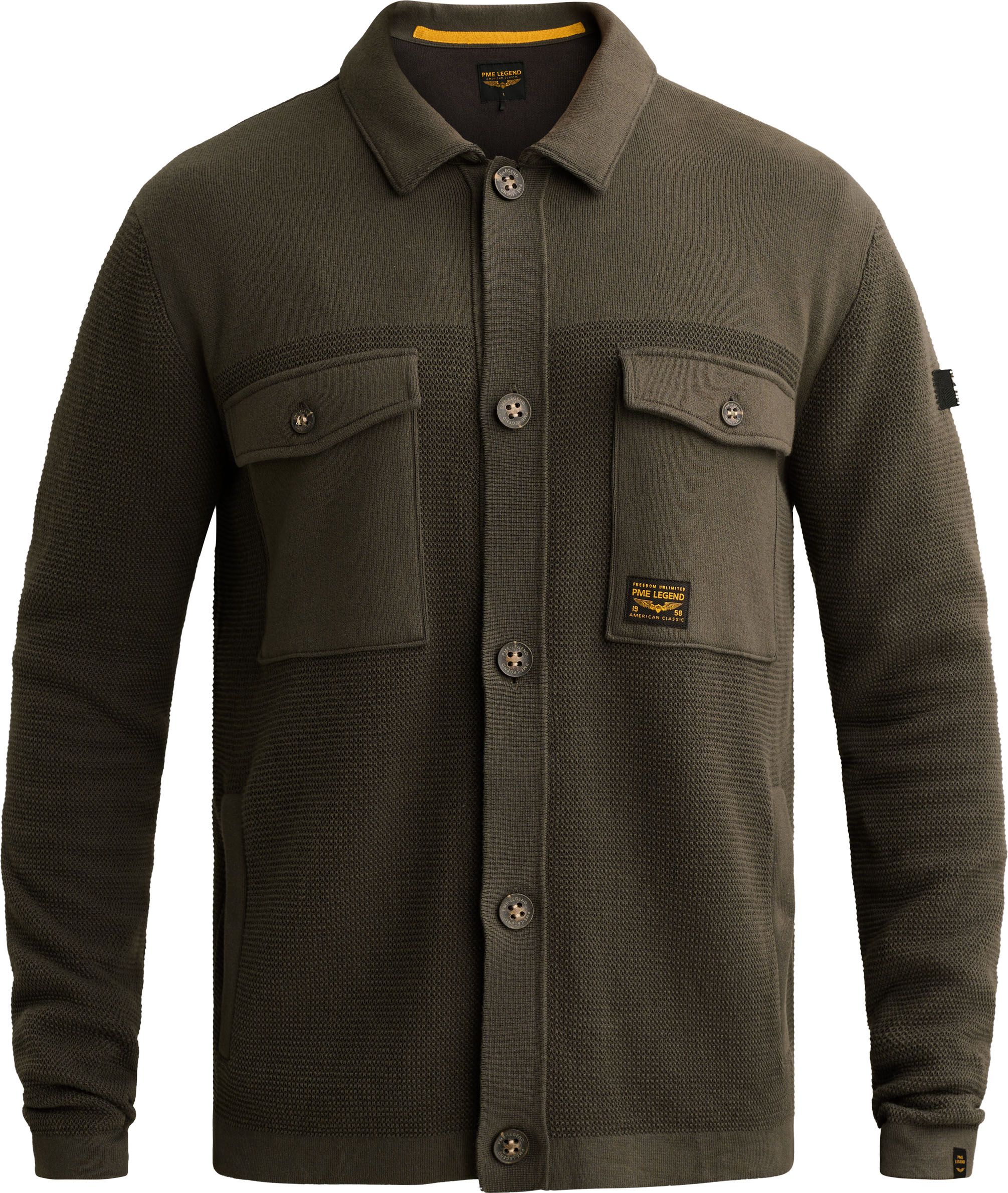 PME Legend Cardigan Mixed Textures Beluga Green PKC2609352-8039 order online | Suitable