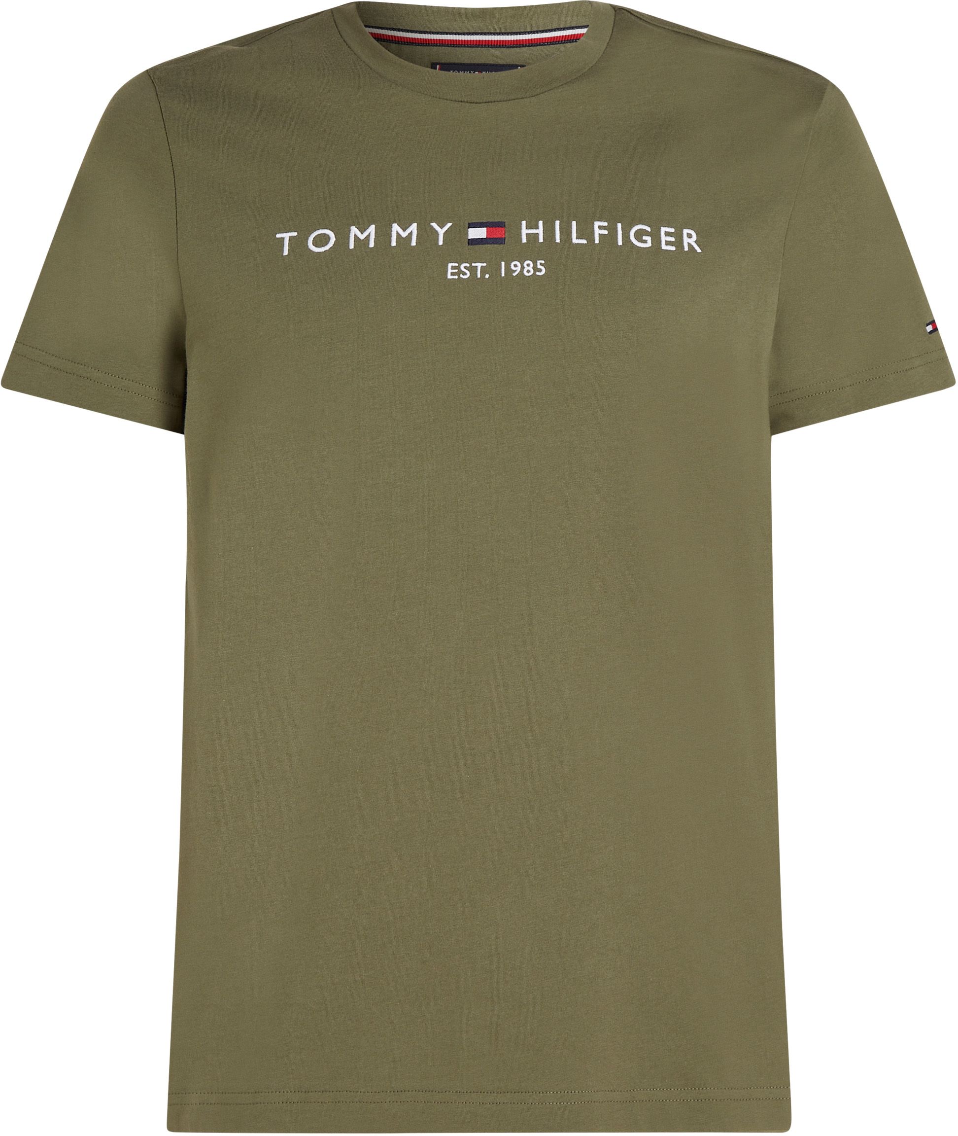 Tommy Hilfiger T-shirt Zielony MW0MW11797-PLI 