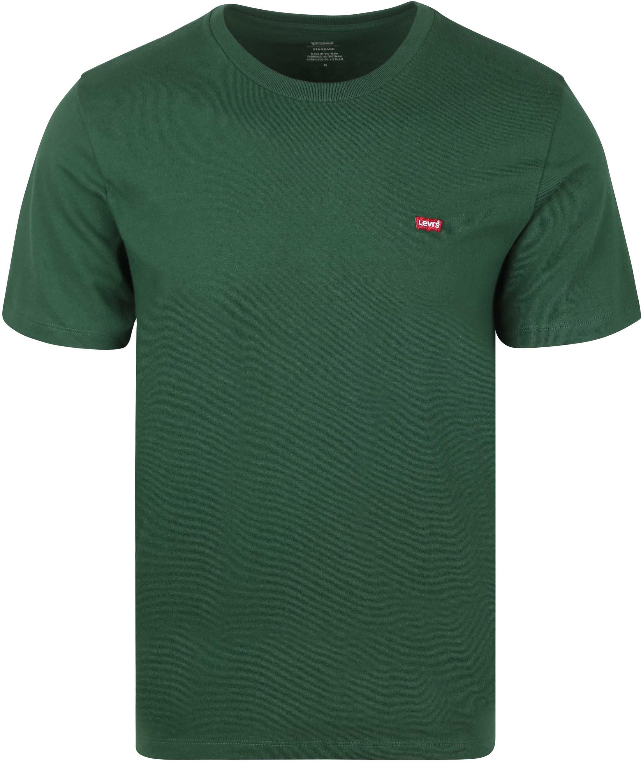 Levi's T-shirt Original Donkergroen 56605-0292 kopen | Suitable