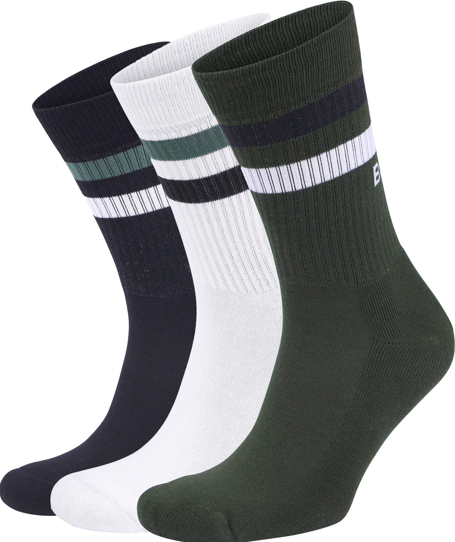 Björn Borg 3-Pack Sokker Flerfarget Størrelse 41-45