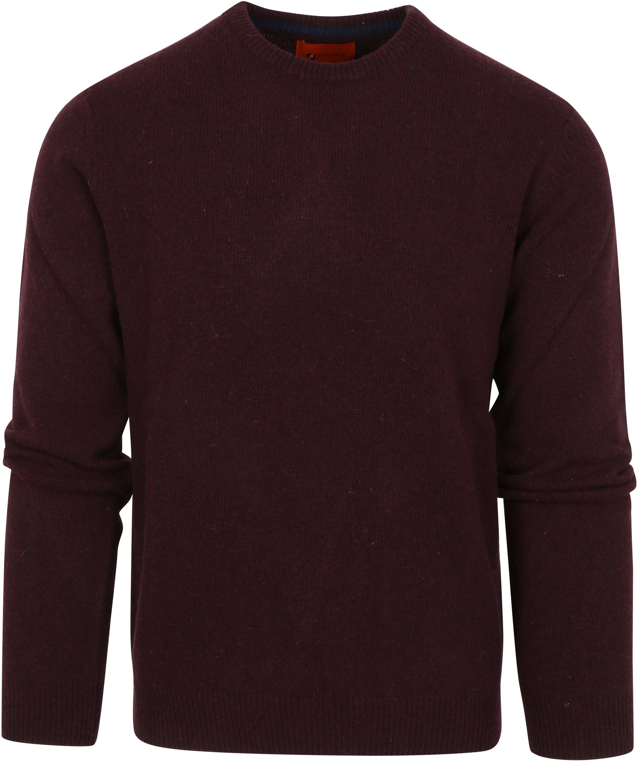 Køb Passer Perfect - Bordeaux Rundhals-pullover aus Wolle LMBS-O-23 kl 30411 Raspberry | Suitable