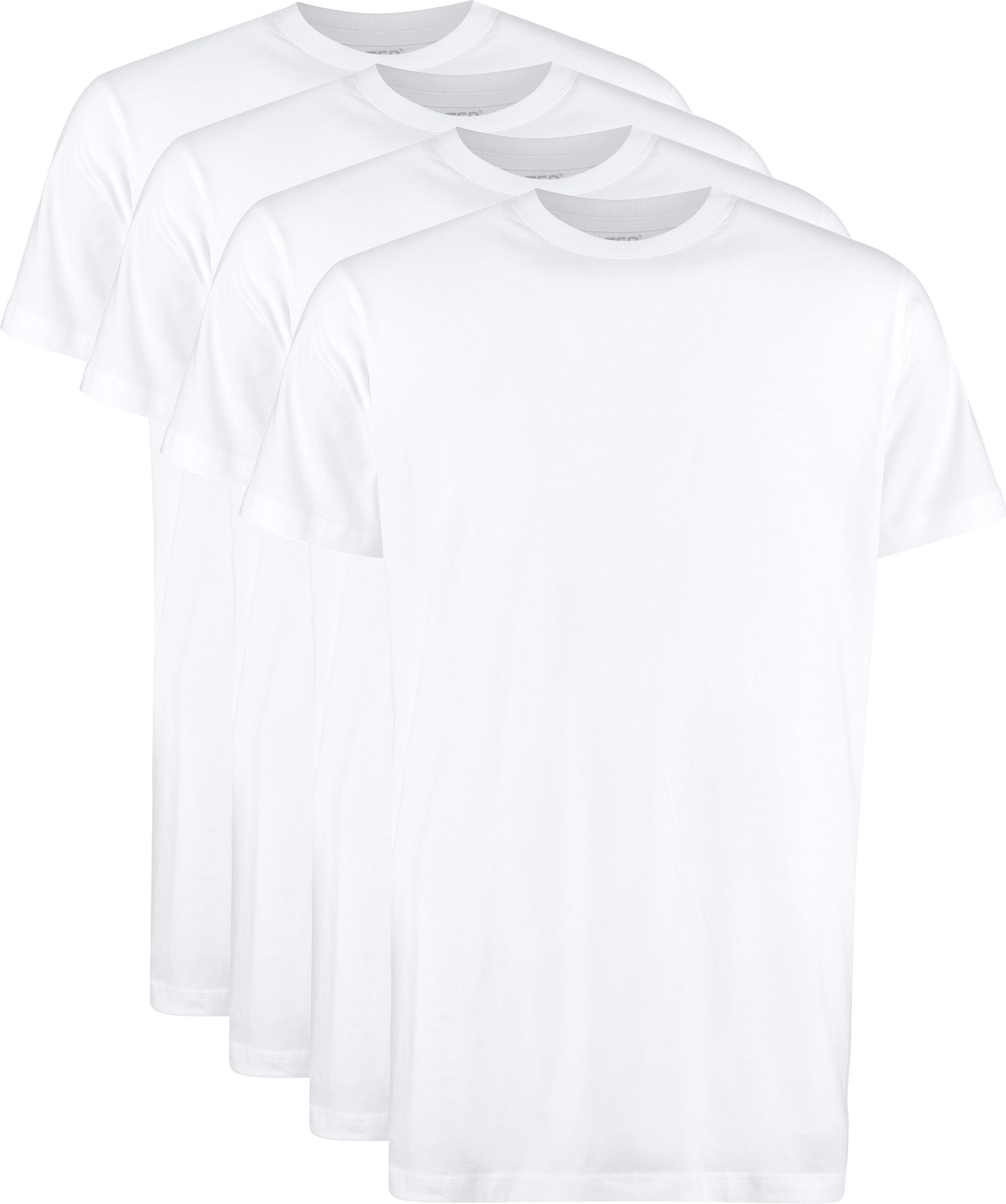 Slater T-shirt Bianco 2700 4-pack