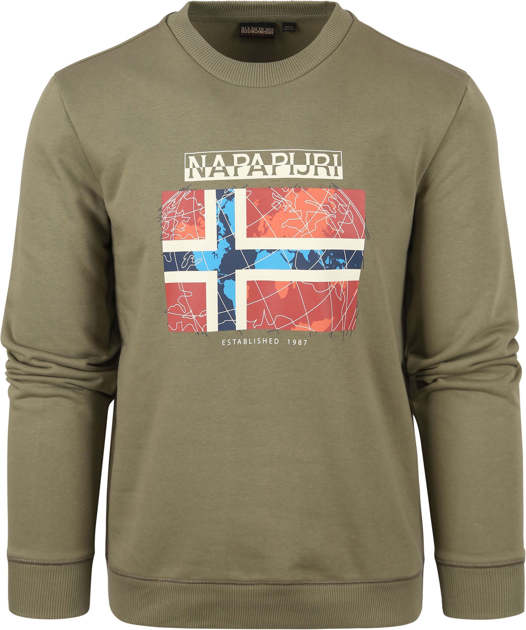 Napapijri Maglione Verde NP0A4HEBGAE1 
