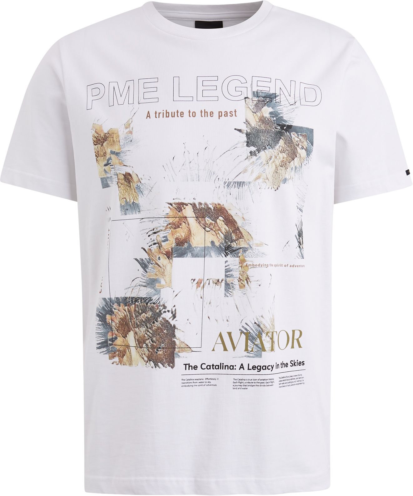 Køb PME Legend Jersey T-shirt Logo Hvid PTSS2503570-7003 | Suitable