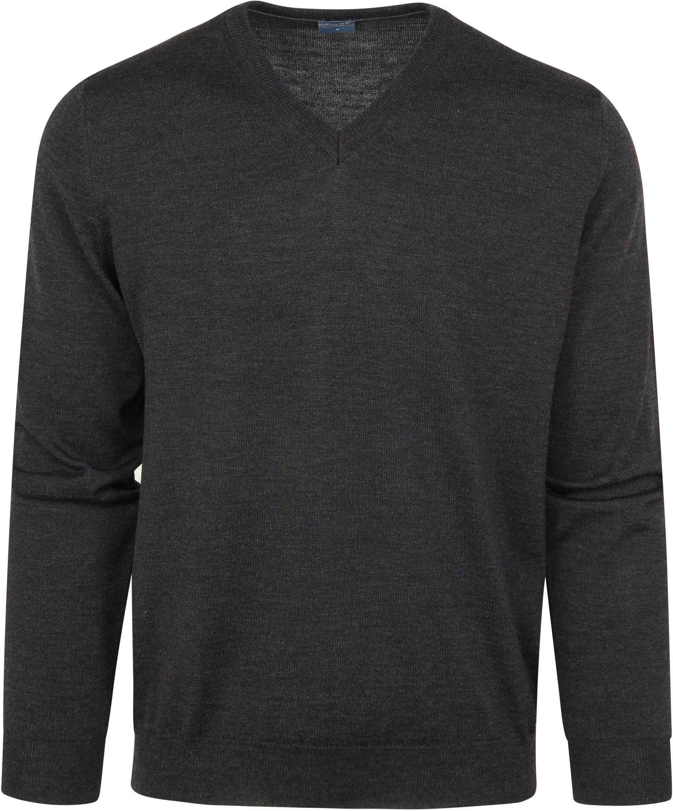 OLYMP Sweter Antracytowy 015010-69 