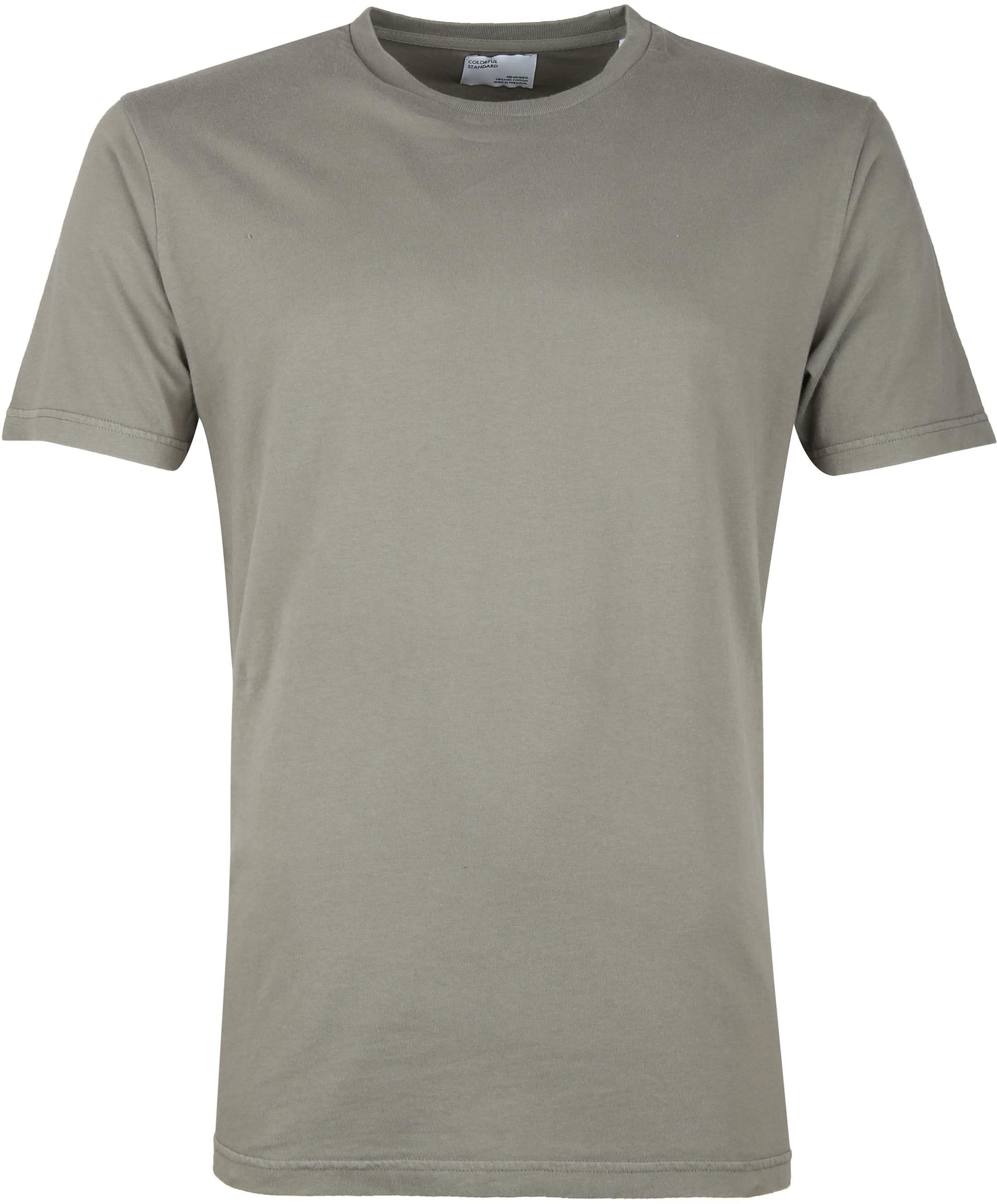 Køb Colorful Standard Økologisk T-shirt Oliven CS1001 Dusty Olive | Suitable