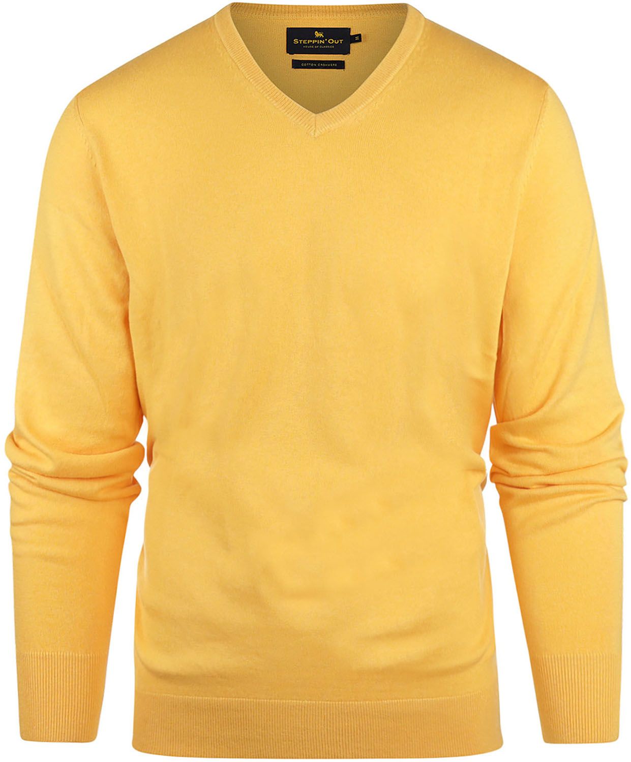 Steppin' Out Pullover Cashmere V-Neck Yellow order online | SM1201.0001-7000 | Suitable Lithuania