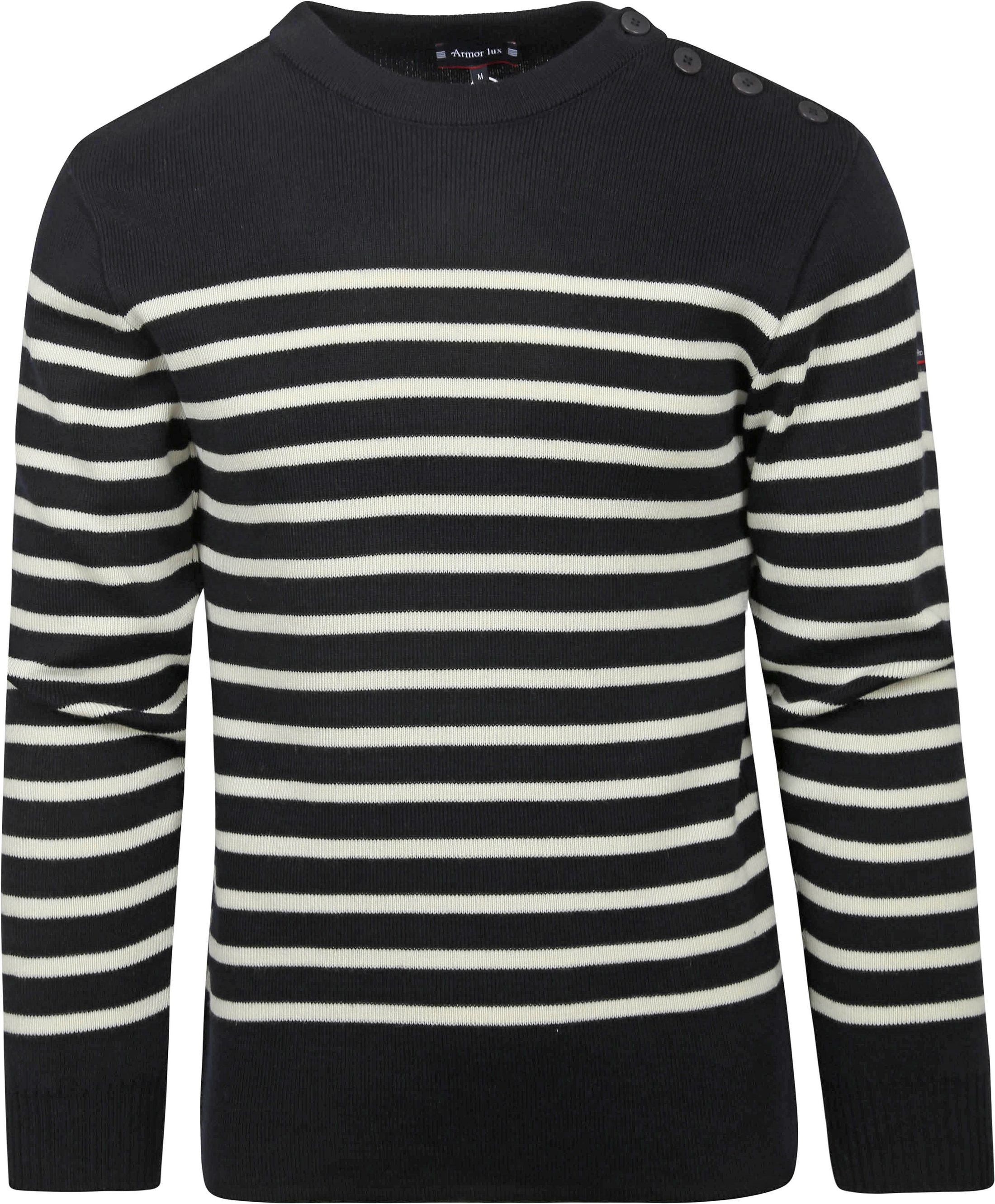 Armor-lux Sweter Niebieski 76828-429 