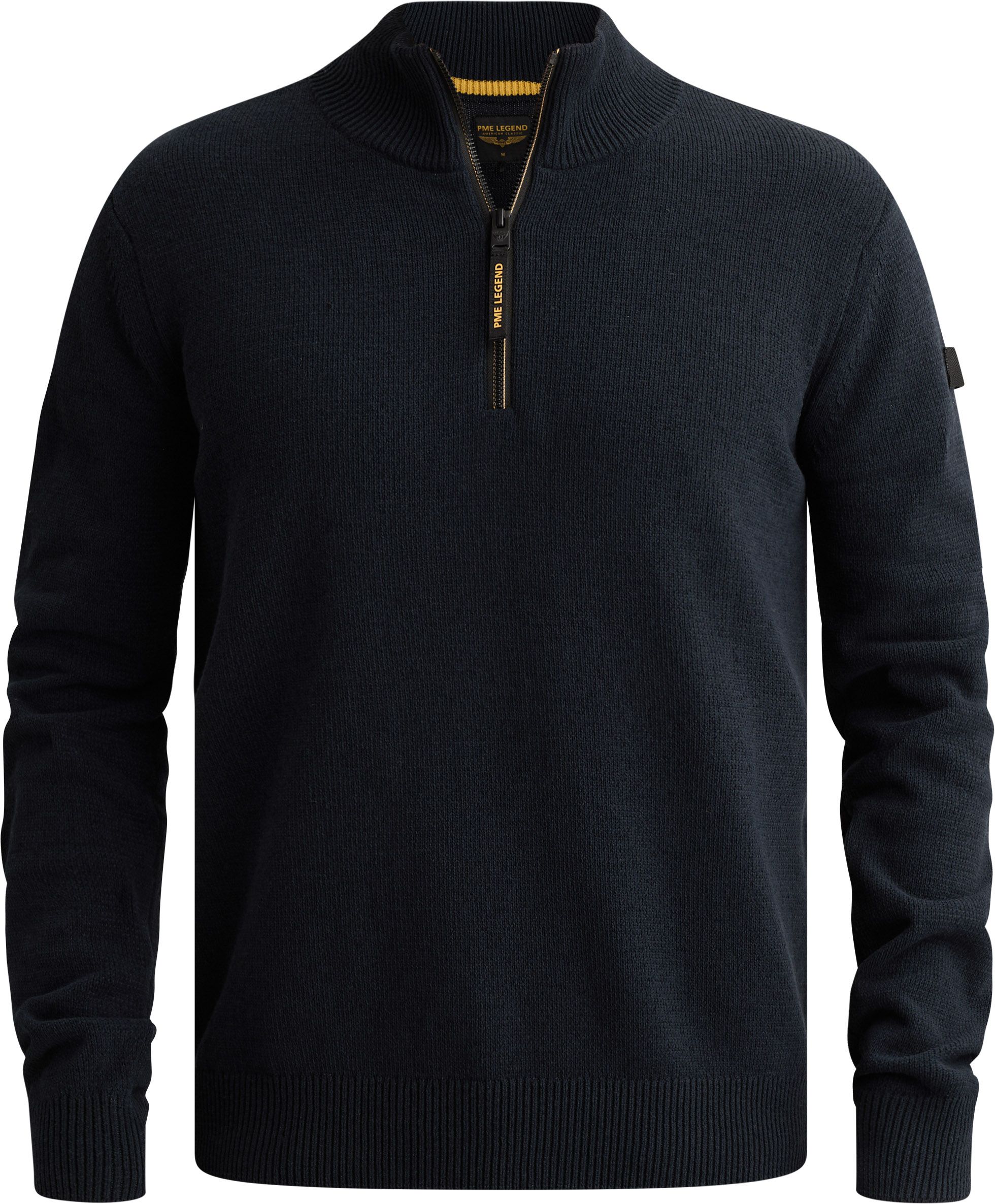 PME Legend Half Zip Sweter Chenille Granatowy PKW2610315-5281