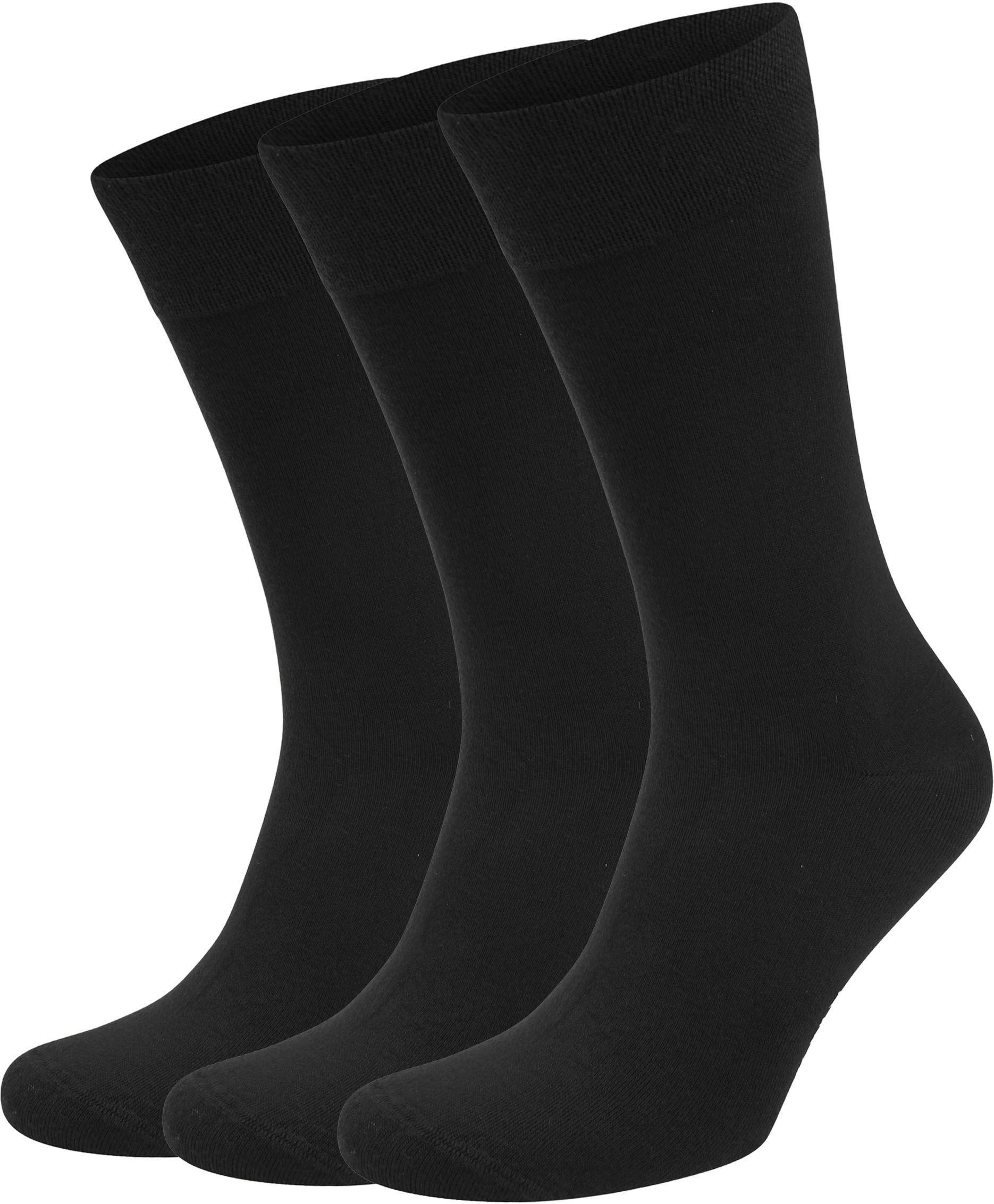 Suitable Sokker 3-pakning Svart 9896 21460 Black 3-pack