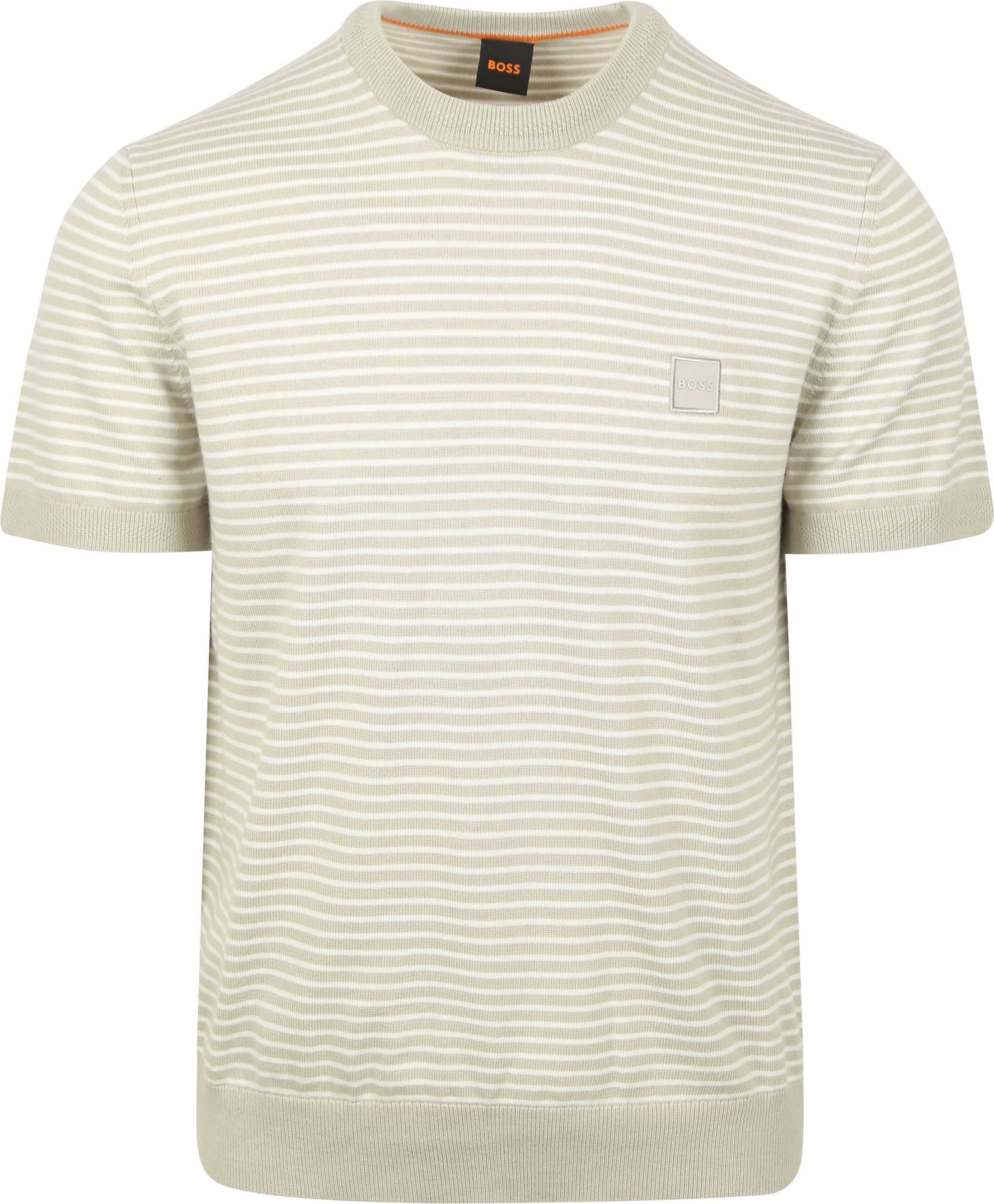 BOSS Camiseta Beige 50538267-272 