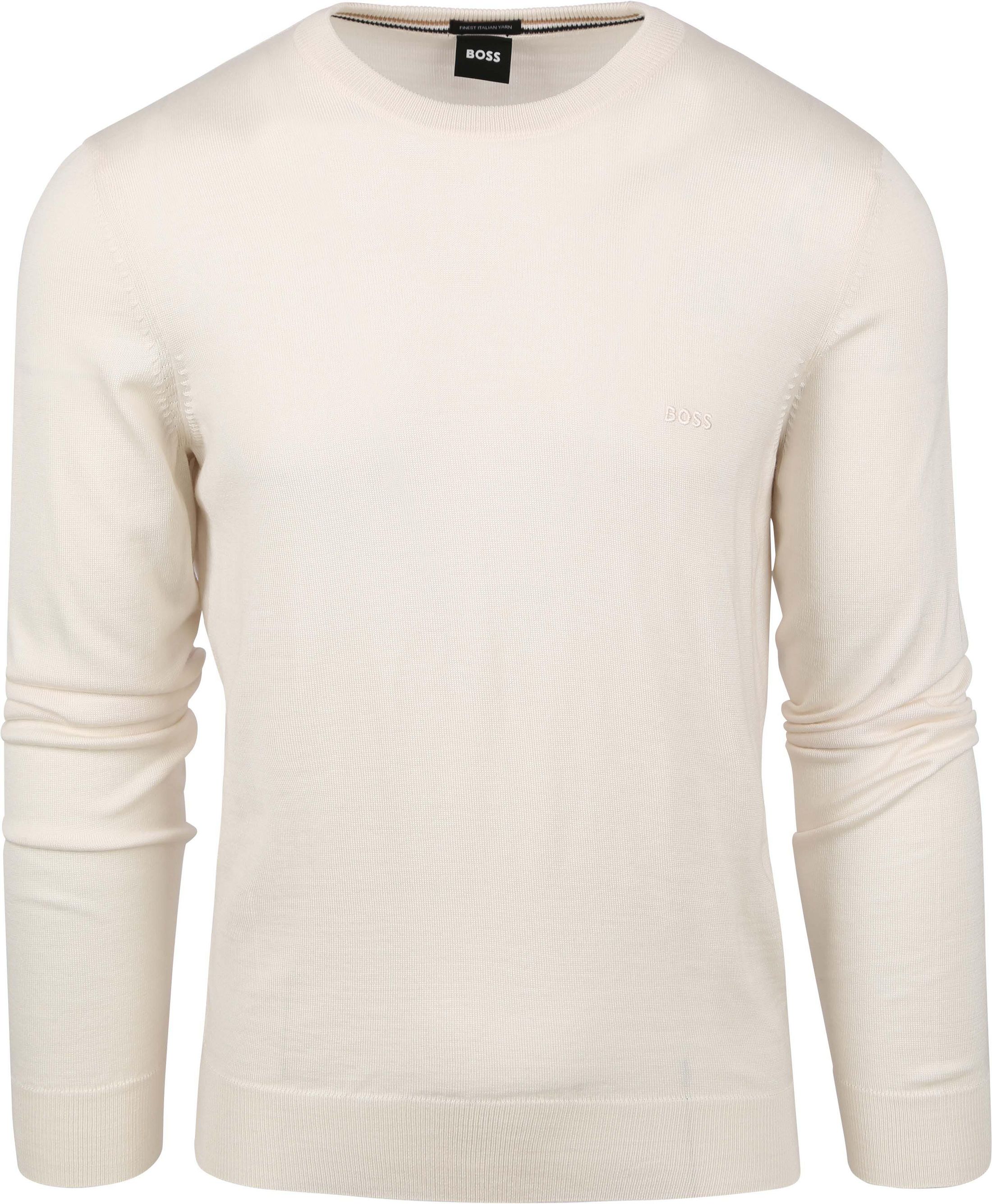 BOSS Sweter Złamana biel 50476364-131 