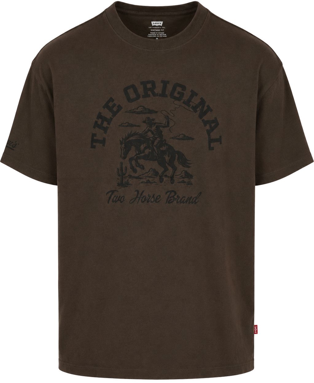 Levi's T-Shirt Bruin Graphic Logo 87373-0492 kopen | Suitable