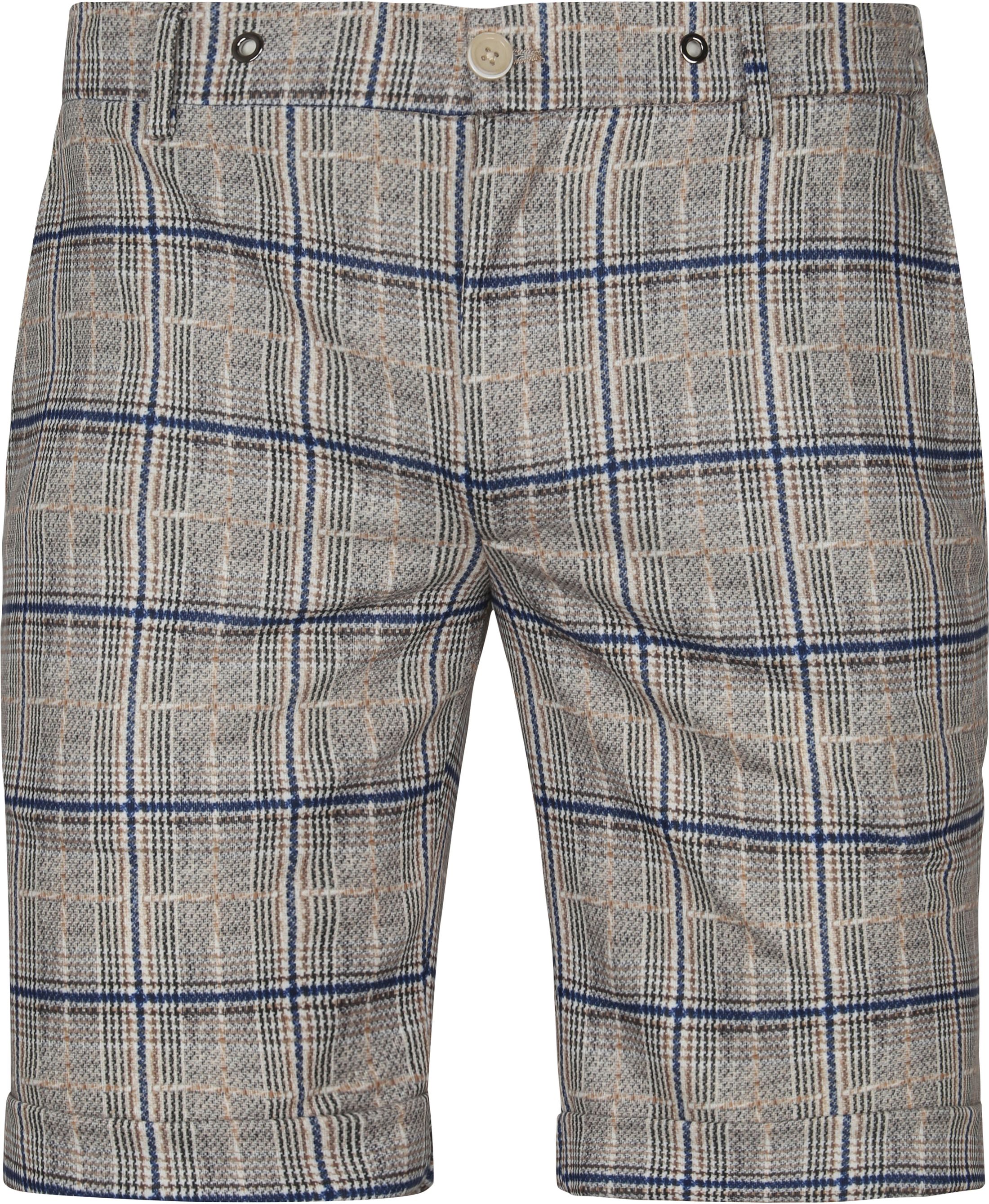 Køb Blue Industry Short Jim beige ternet JIM-S22-M10 | Suitable