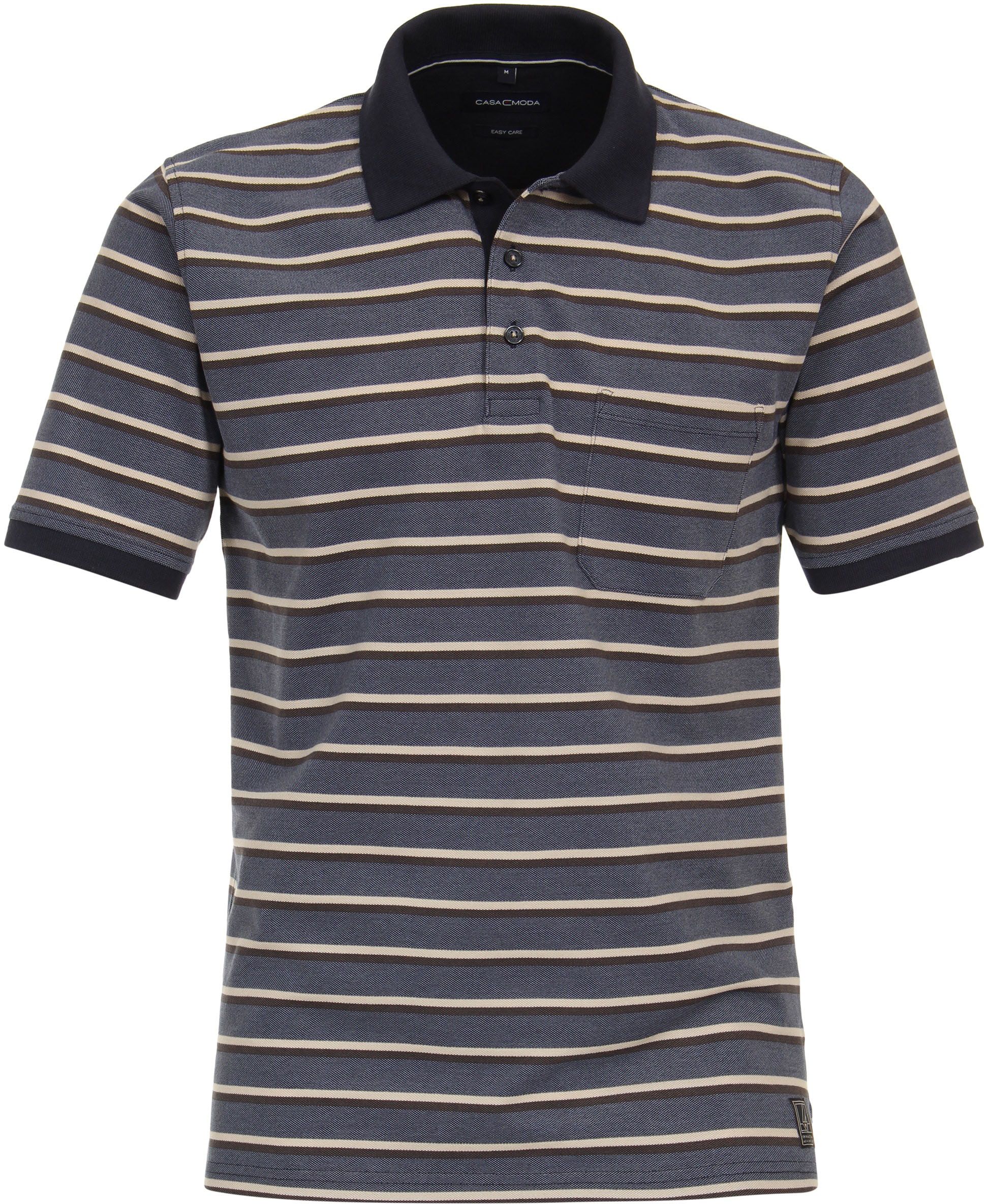 CASAMODA Polo Shirt Stripes Blue order online | 944256800-167 | Suitable Slovenia