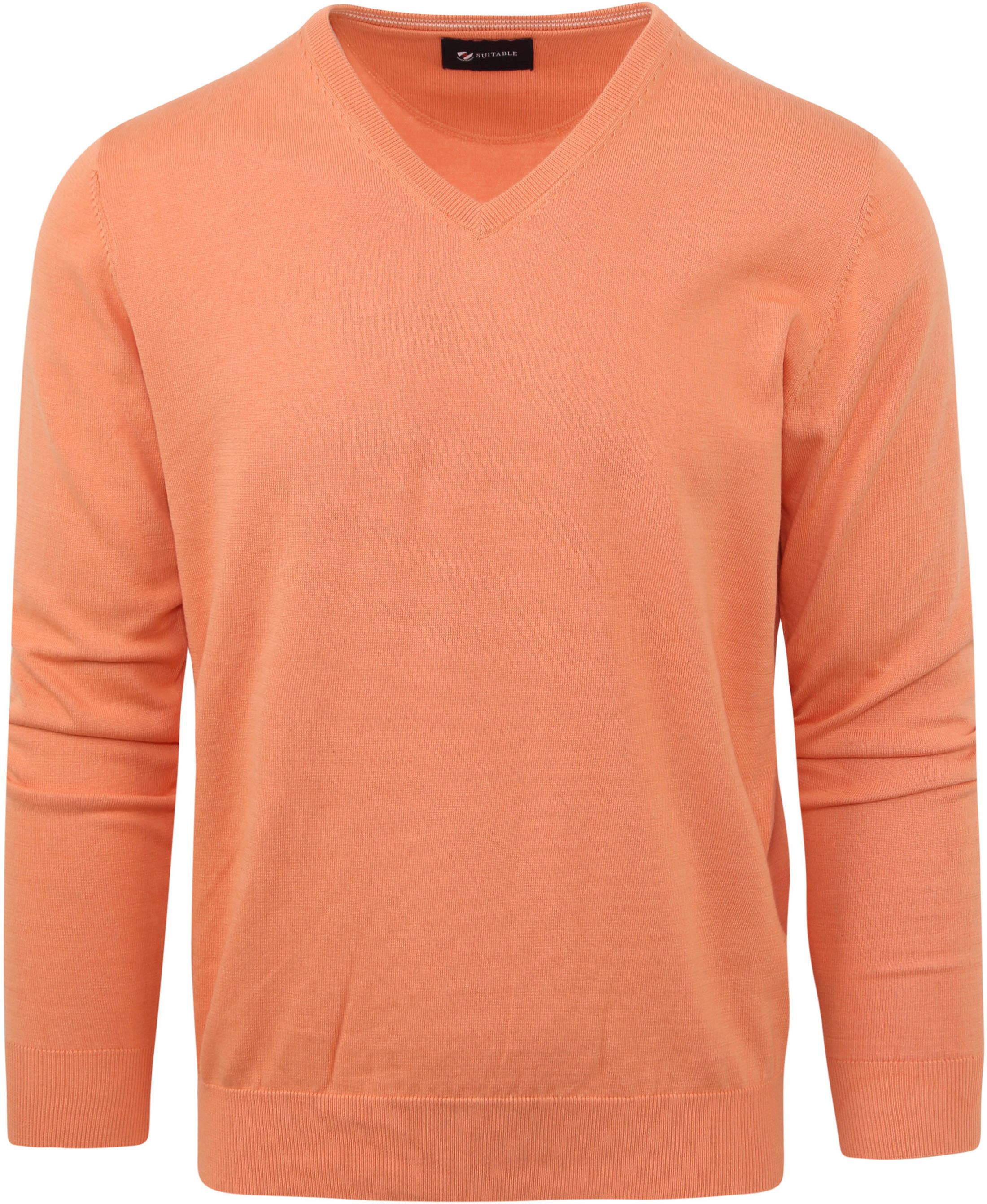 Suitable Sweter Pomarańczowy SPE23105VI01ST-750 salmon 