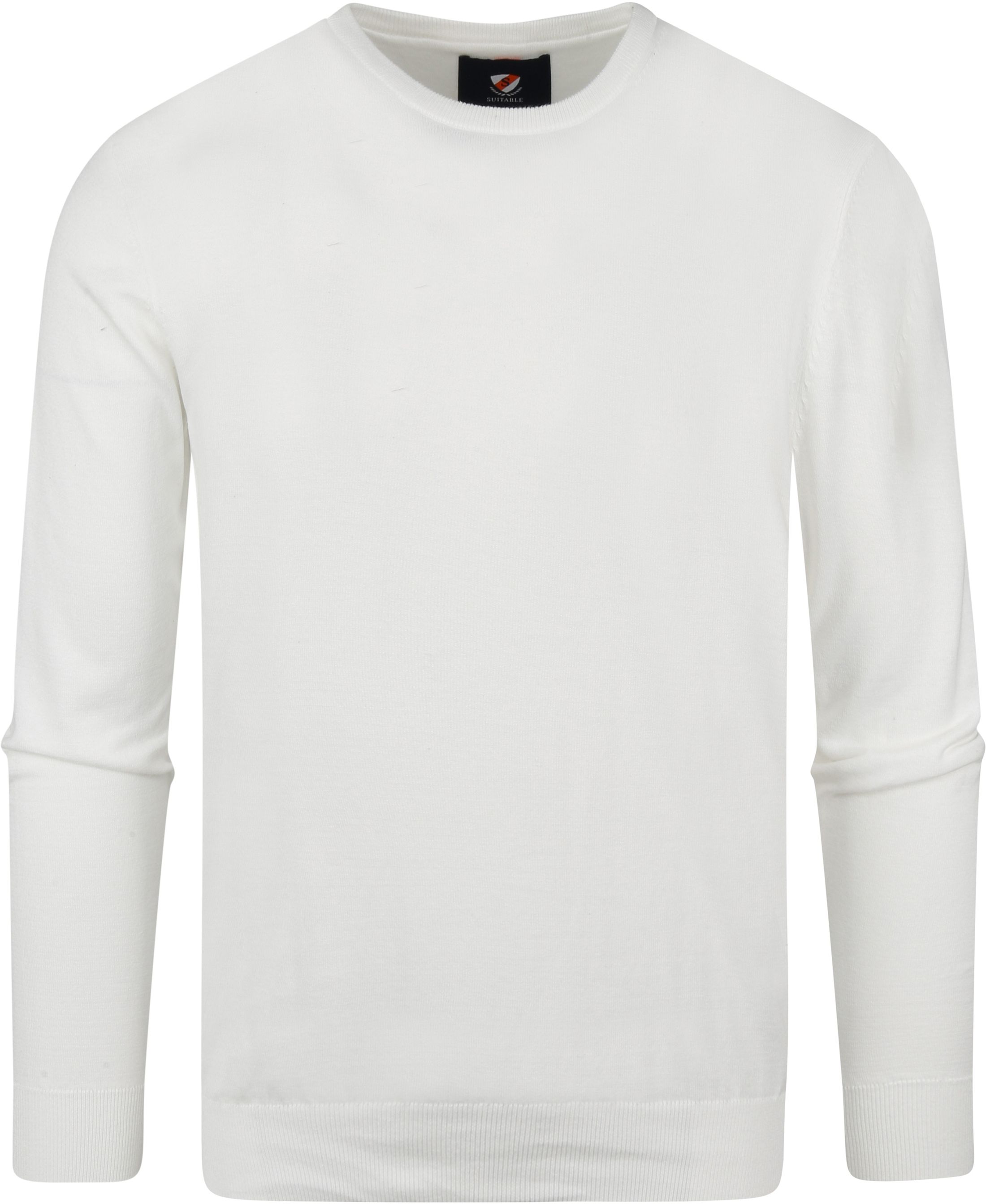 Suitable Sweter Biały SPE22105RI02ST-150 