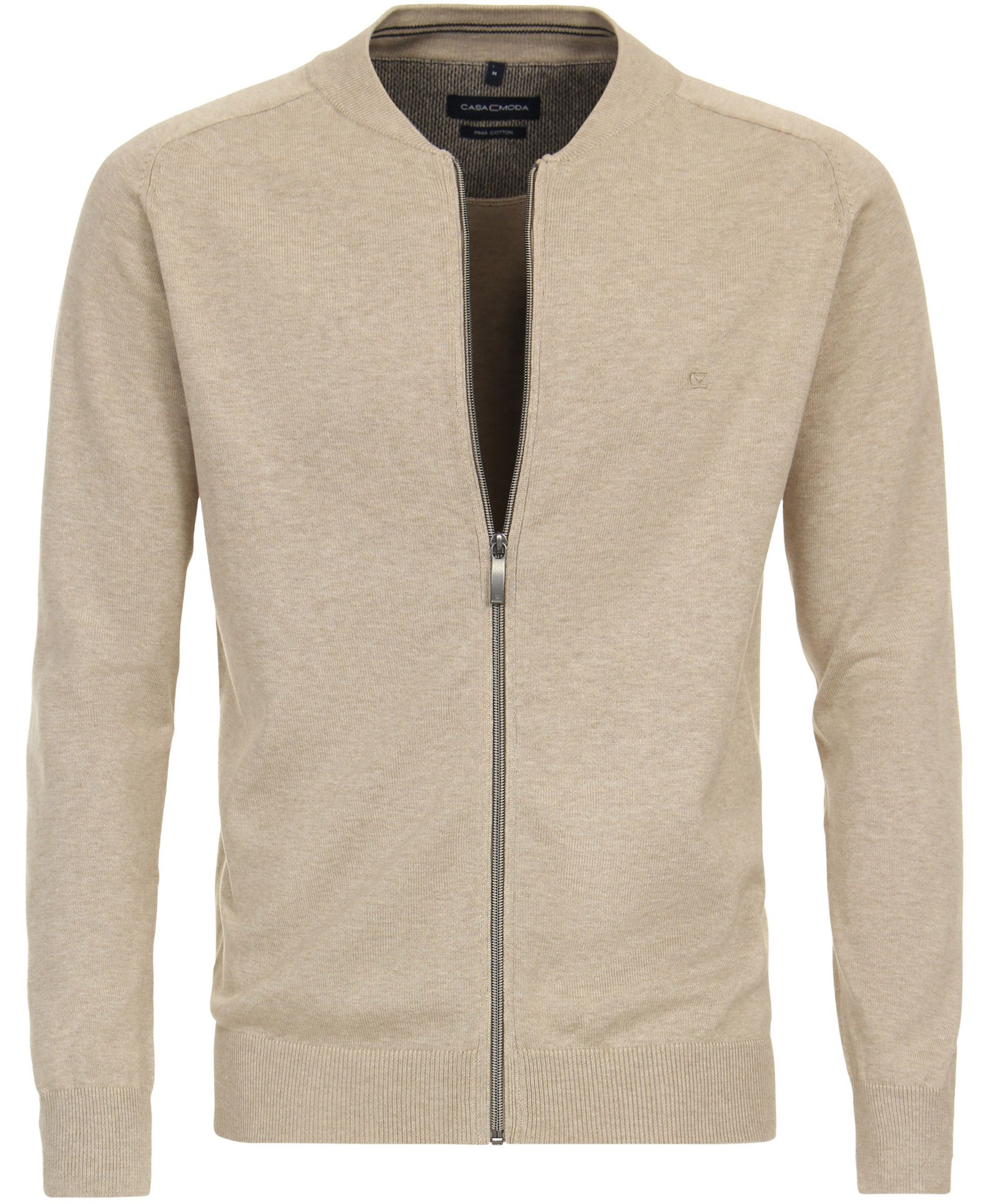 CASAMODA Cardigan Zippé Beige 004440-657 commander en ligne | Suitable