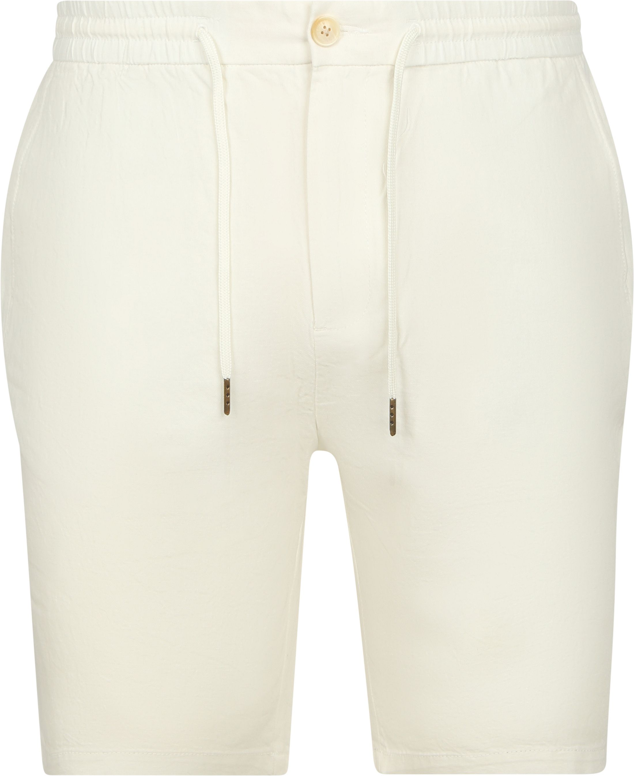 Scotch og Soda Fave Short Cotton Linen Off White Hvit Off-white Størrelse 36