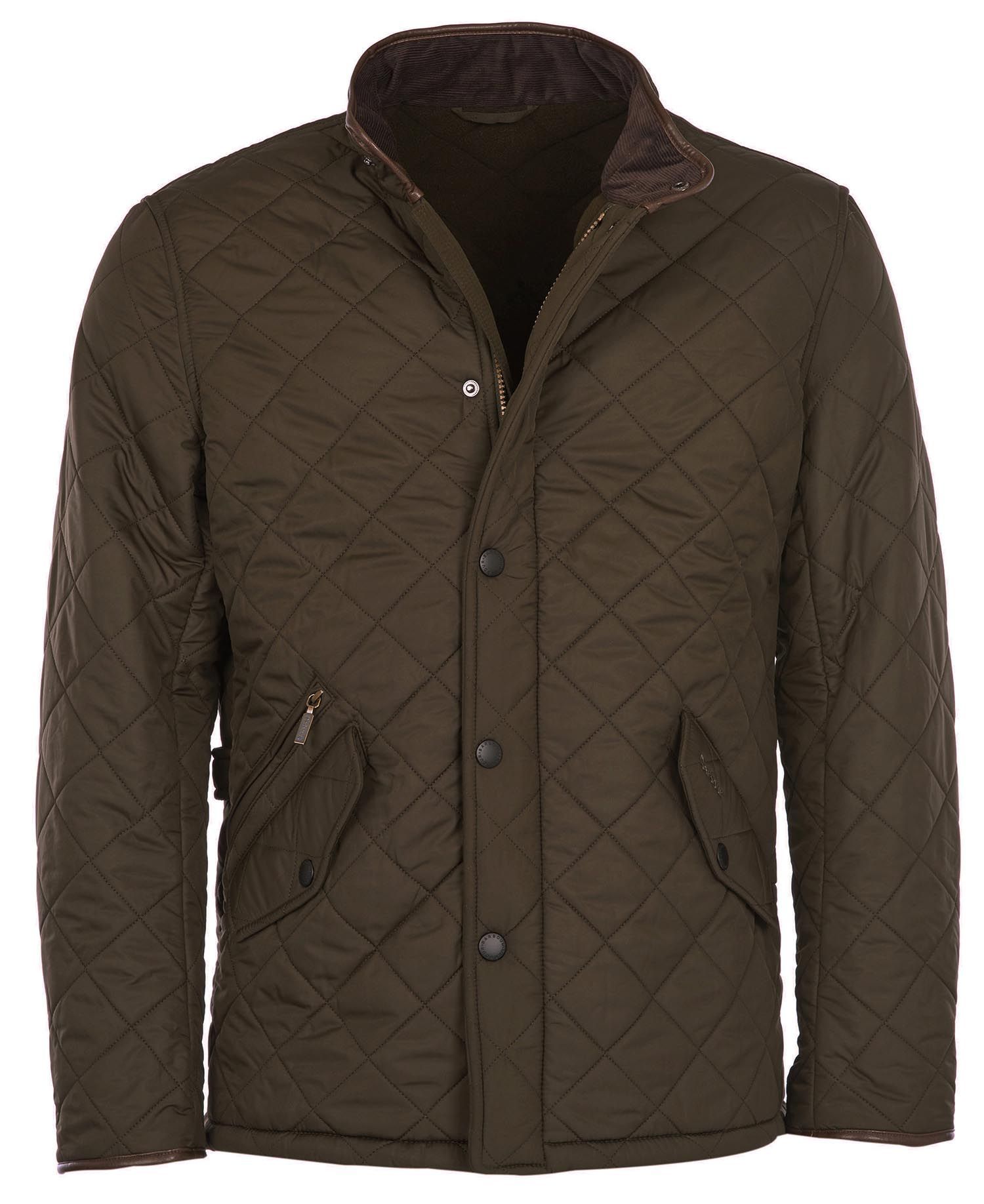 Barbour Vadderad Jacka Powell Oliv MQU0281-OL51
