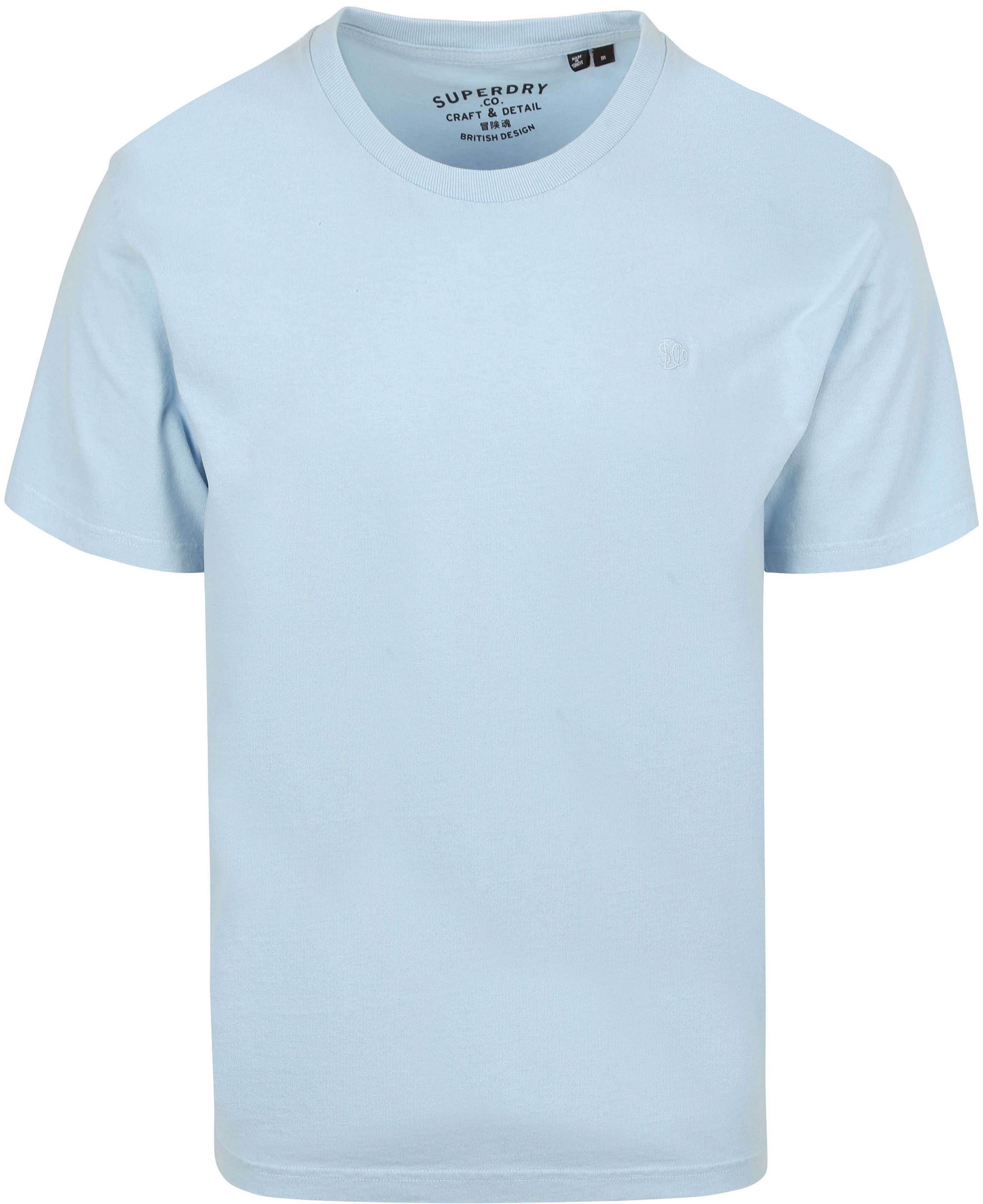 Superdry Tee Essentials Relaxed Bleu Clair commander en ligne | M1012208A-F9E | Suitable Luxembourg