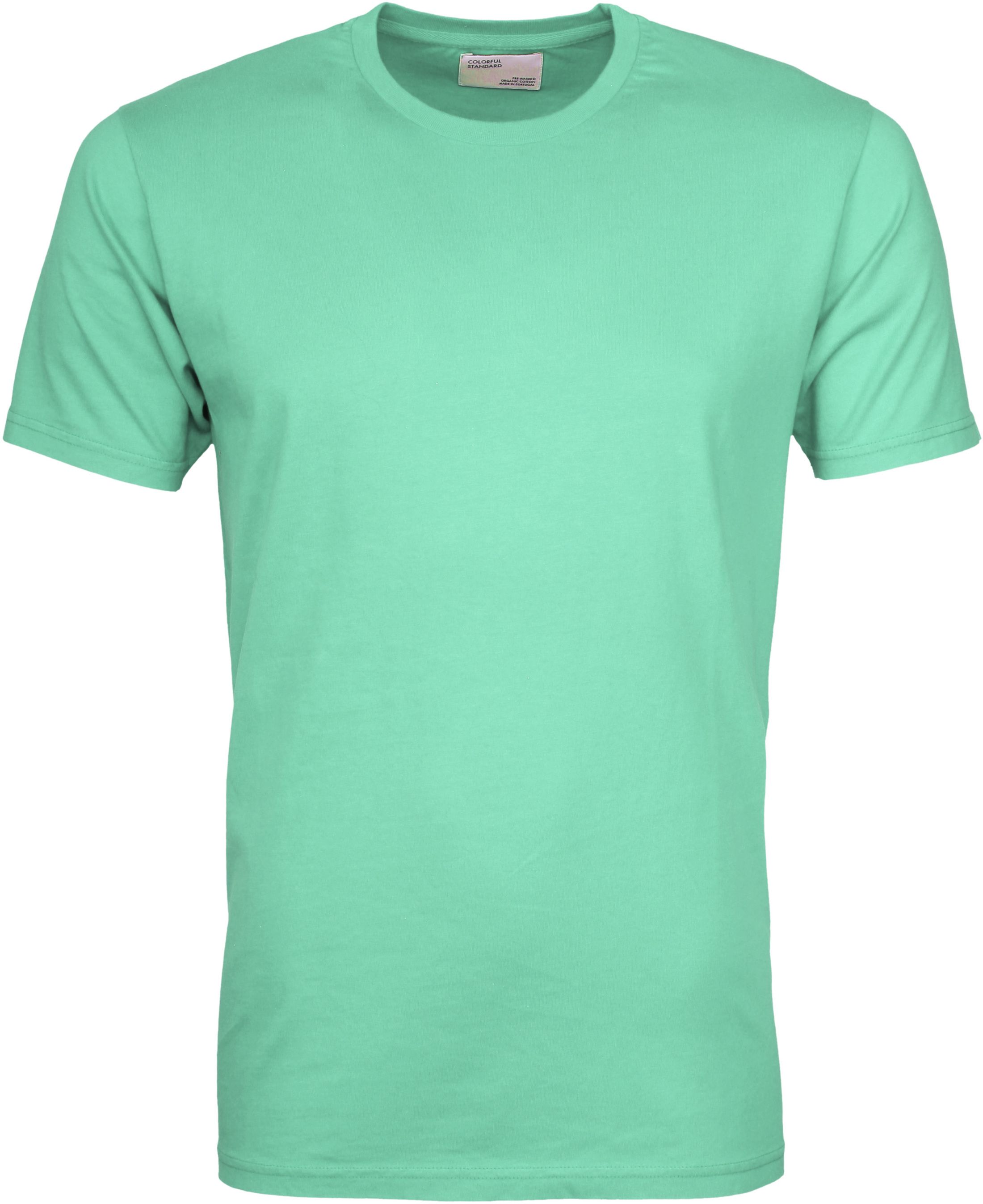 Colorful Standard Camiseta Verde CS1001 Faded Mint 