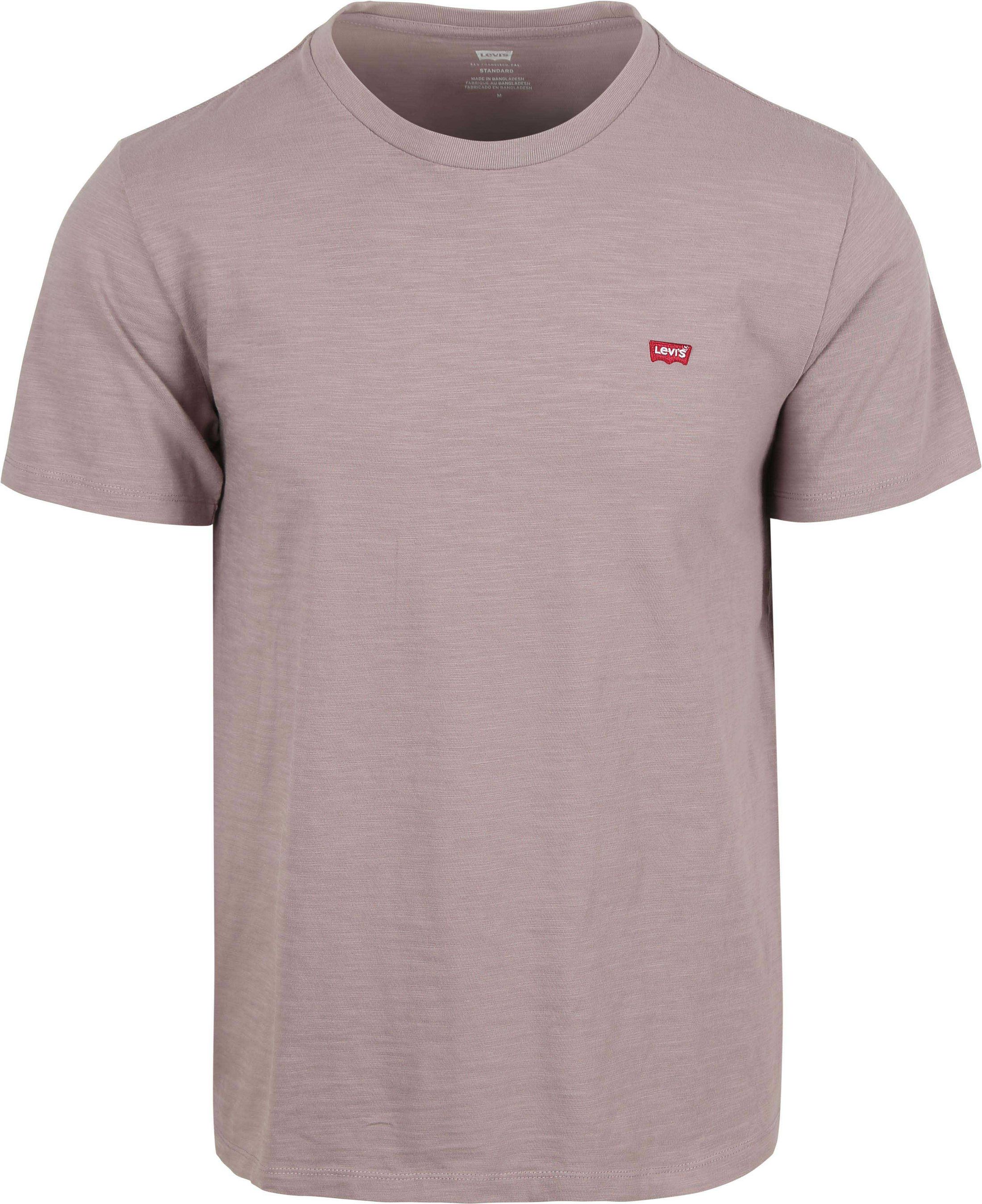 Køb Levi's T-shirt Original Slub Lilla 56605-0271 | Suitable