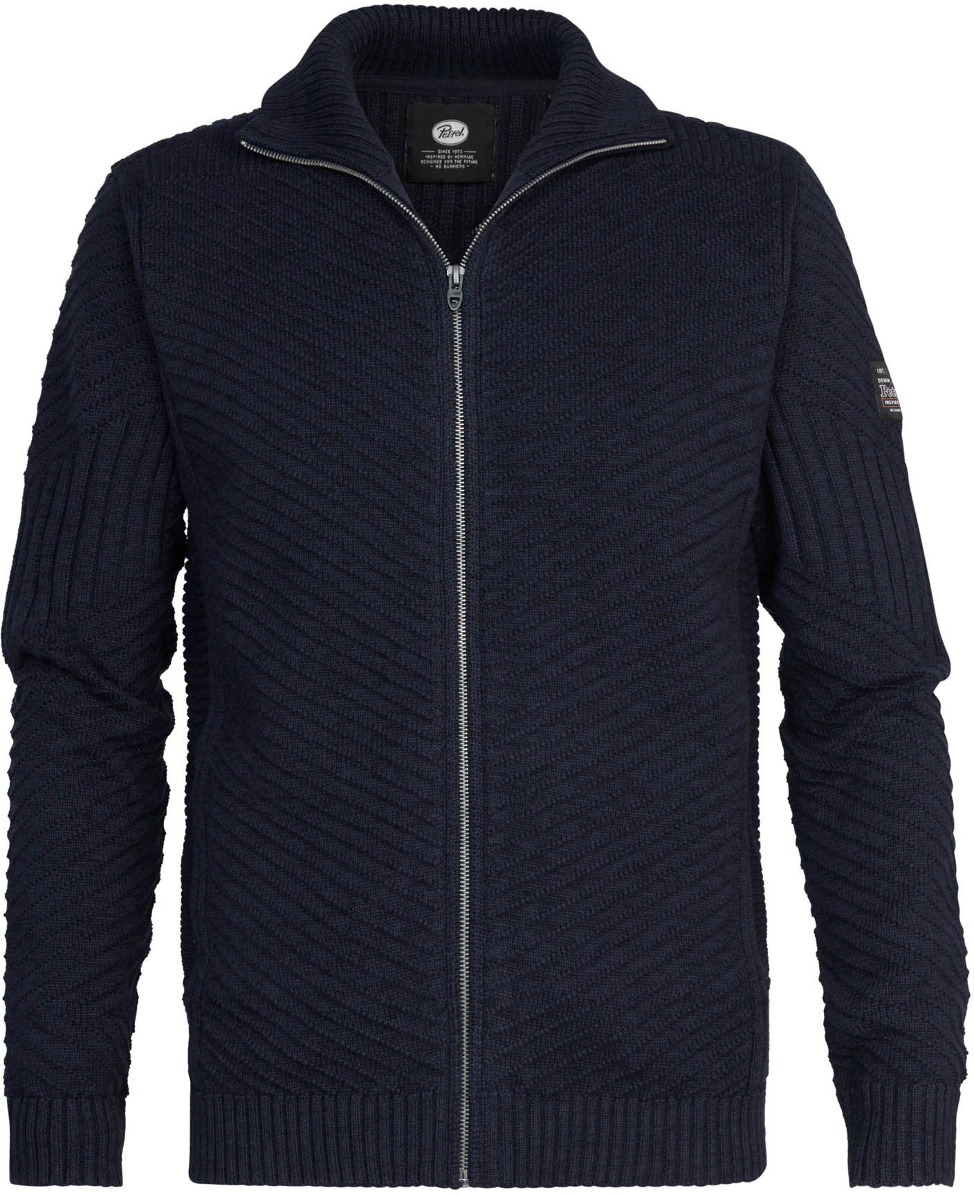 Petrol Strickjacke Kankakee Navy kaufen | M-3030-KWC295-5152 | Suitable