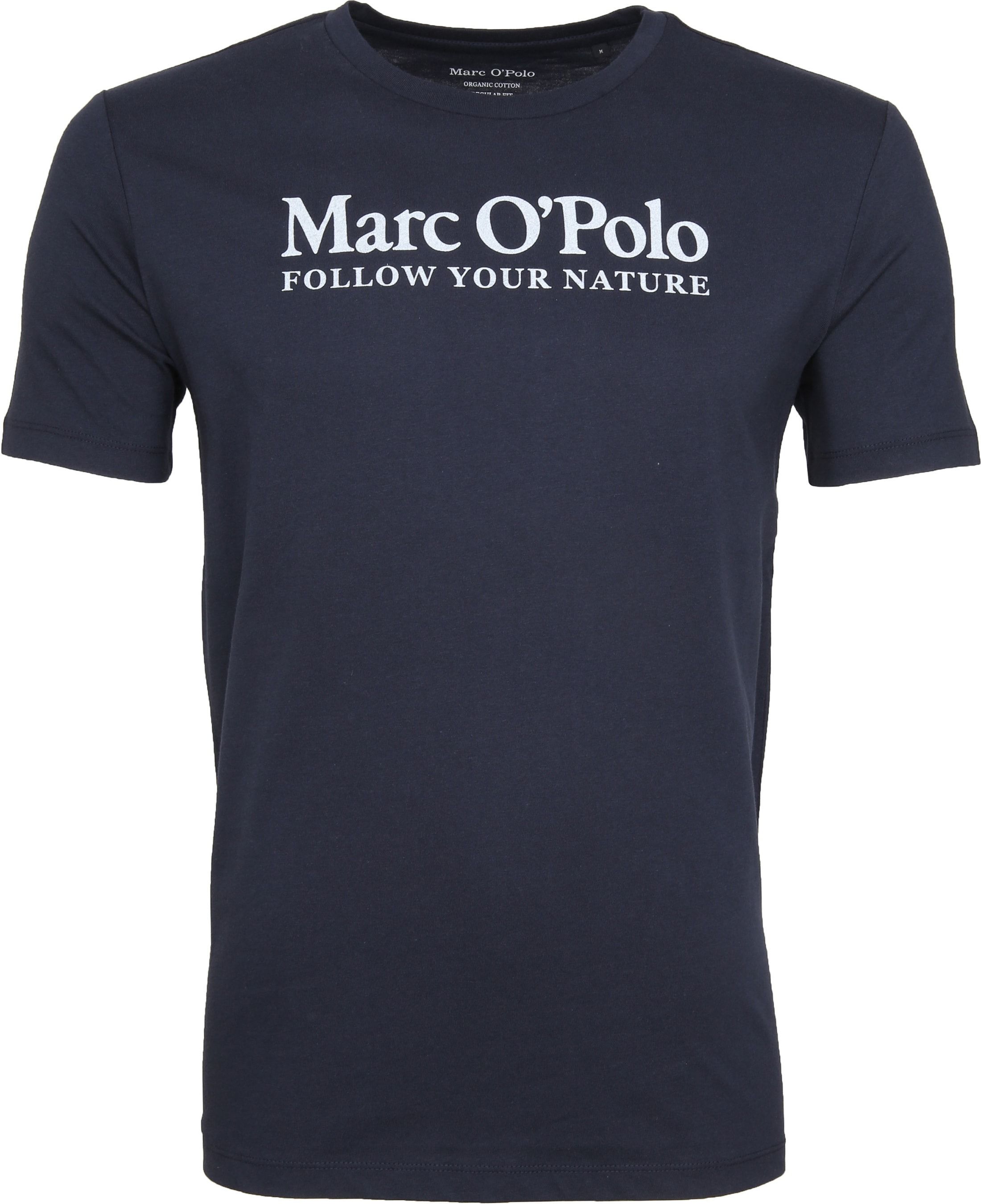 T-Shirt Marc O'Polo Nature Navy commander en ligne | 924222051244 | Suitable Luxembourg