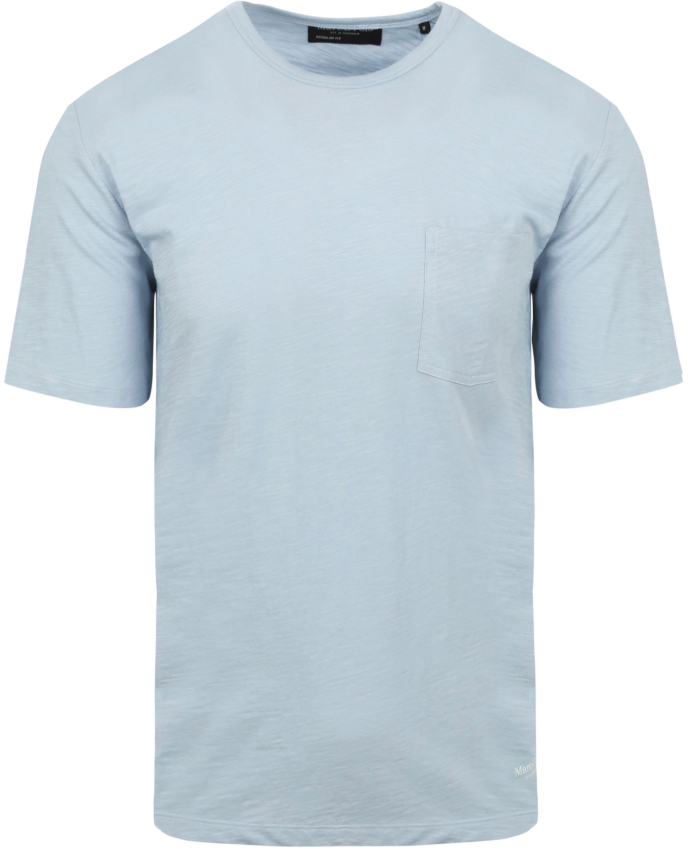 Køb Marc O'Polo T-shirt Slubs Lyseblå M23217651238-826 | Suitable