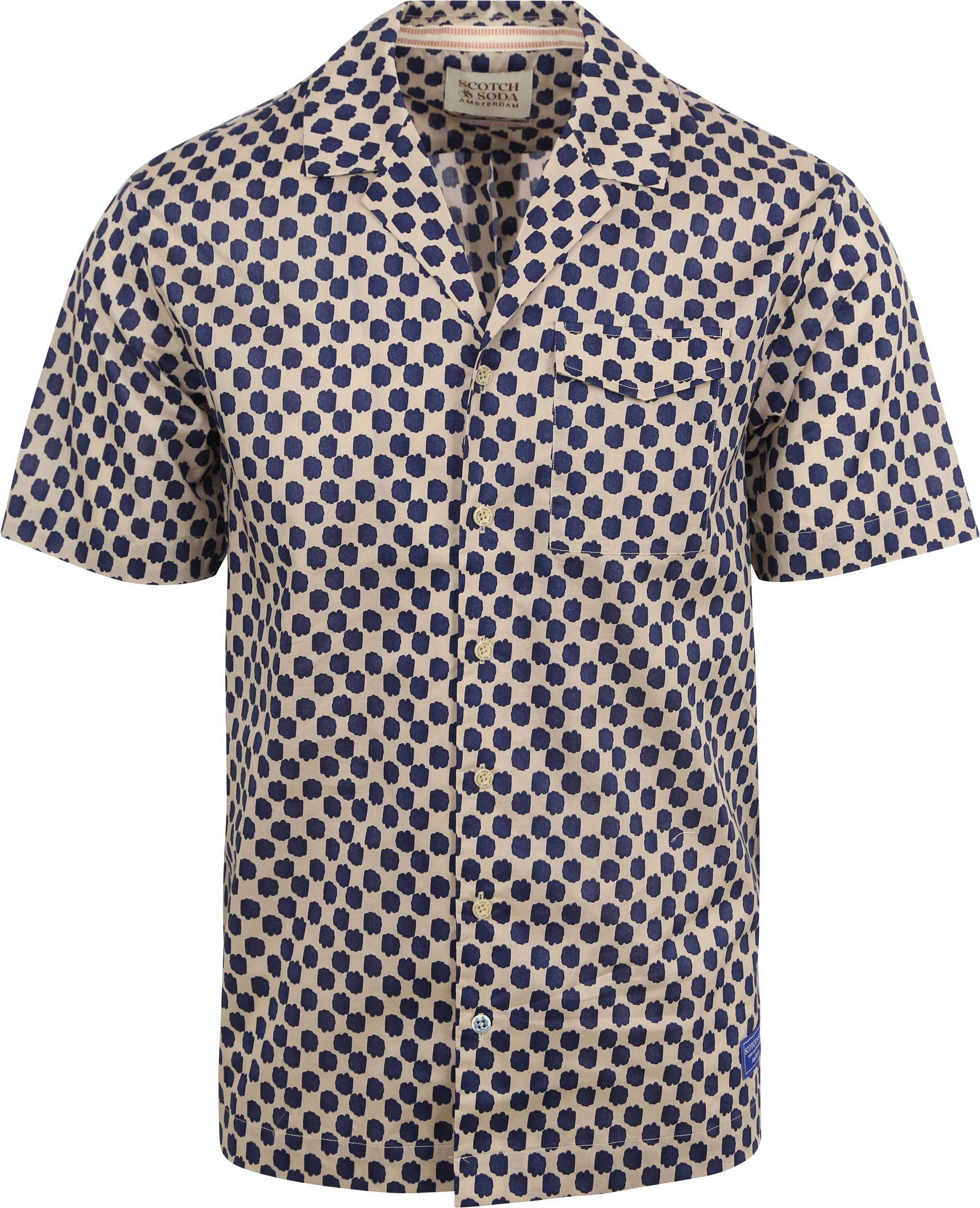 Køb Scotch and Soda Skjorte Beige Print 177060-6989 | Suitable