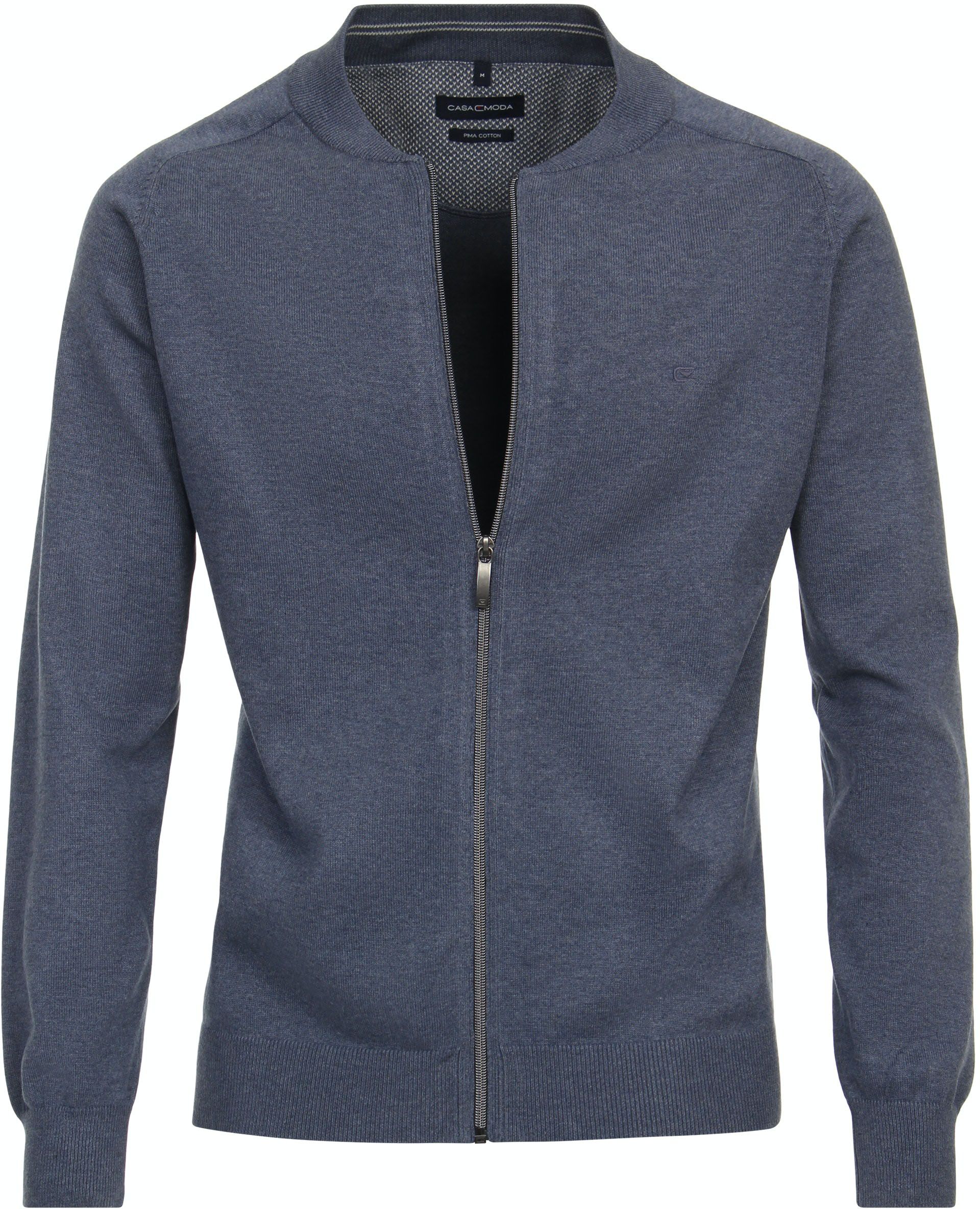 Casa Moda Vest Med Lynlås Blå 004440-131