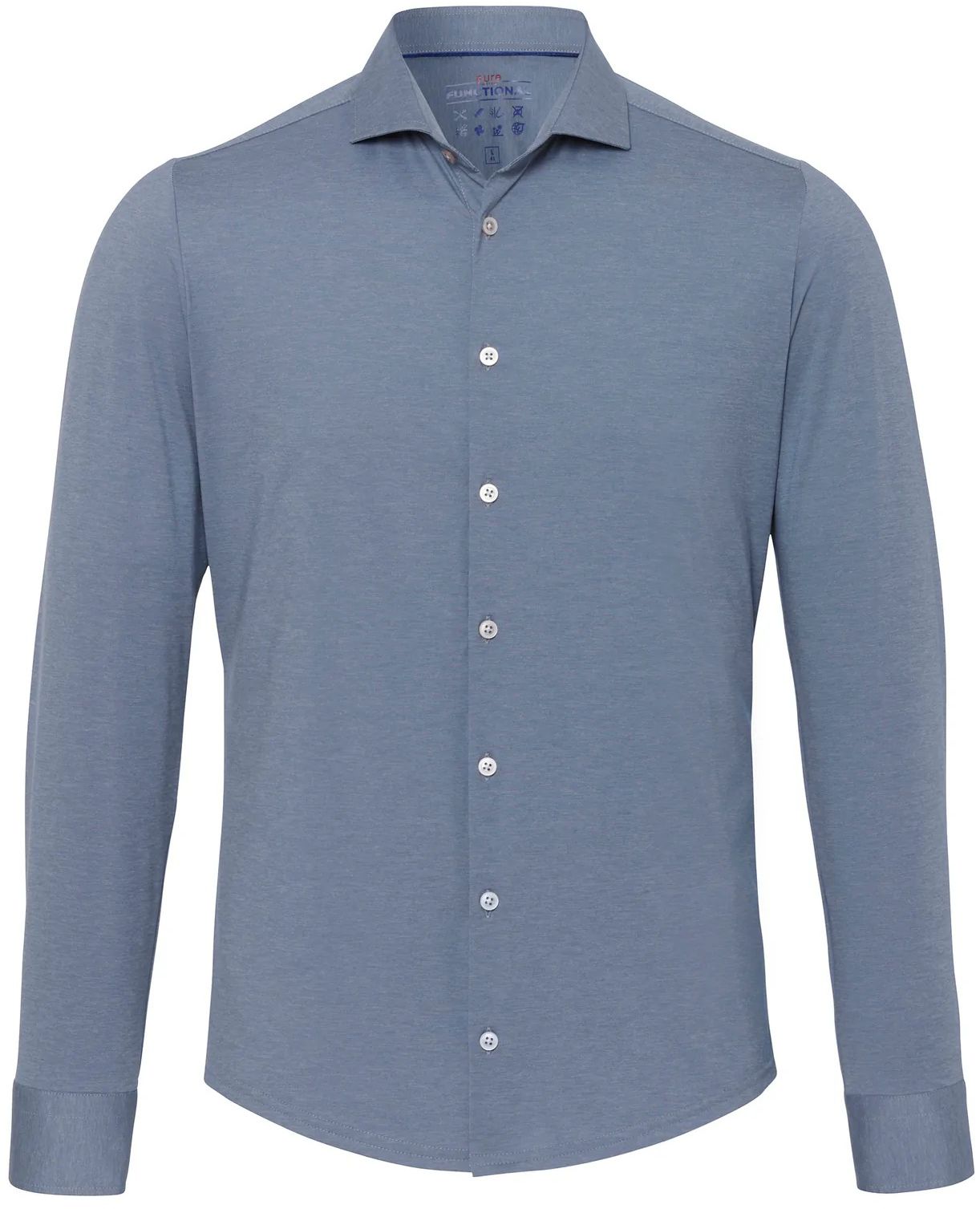 Pure La Chemise Fonctionnelle Gris Bleu 3385-21150-112