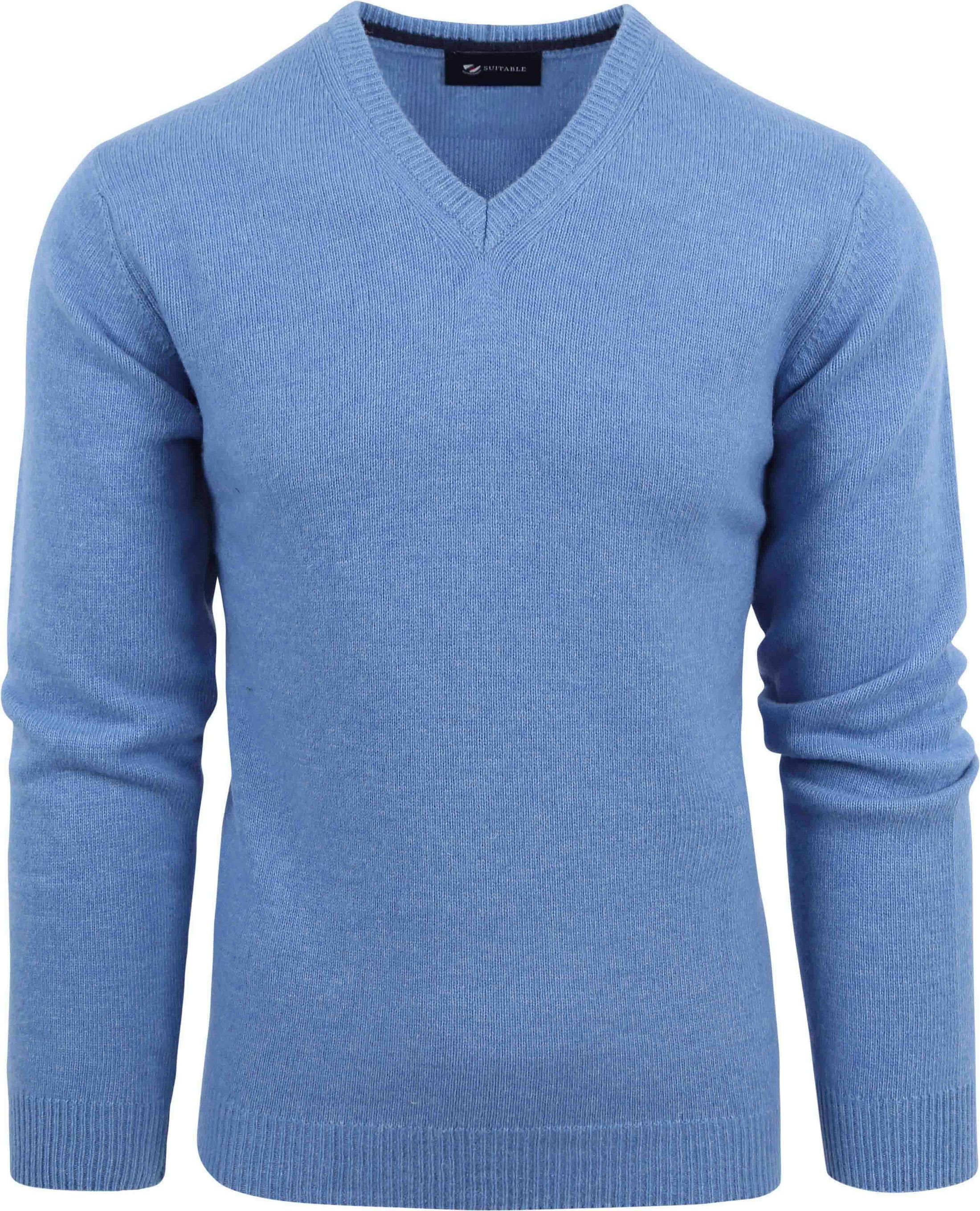 Suitable Maglione Blu LMBS-V-23 kl 64409 mid blue 