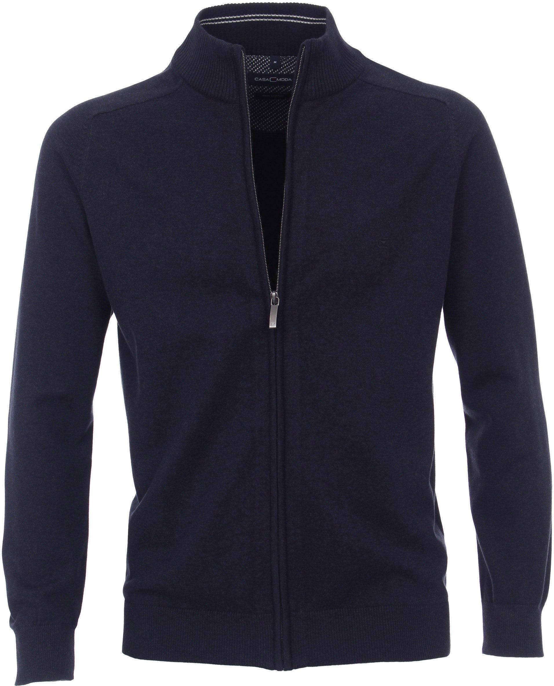 CASAMODA Pullover Zip Dark Blue order online | 004450-135 | Suitable Greece