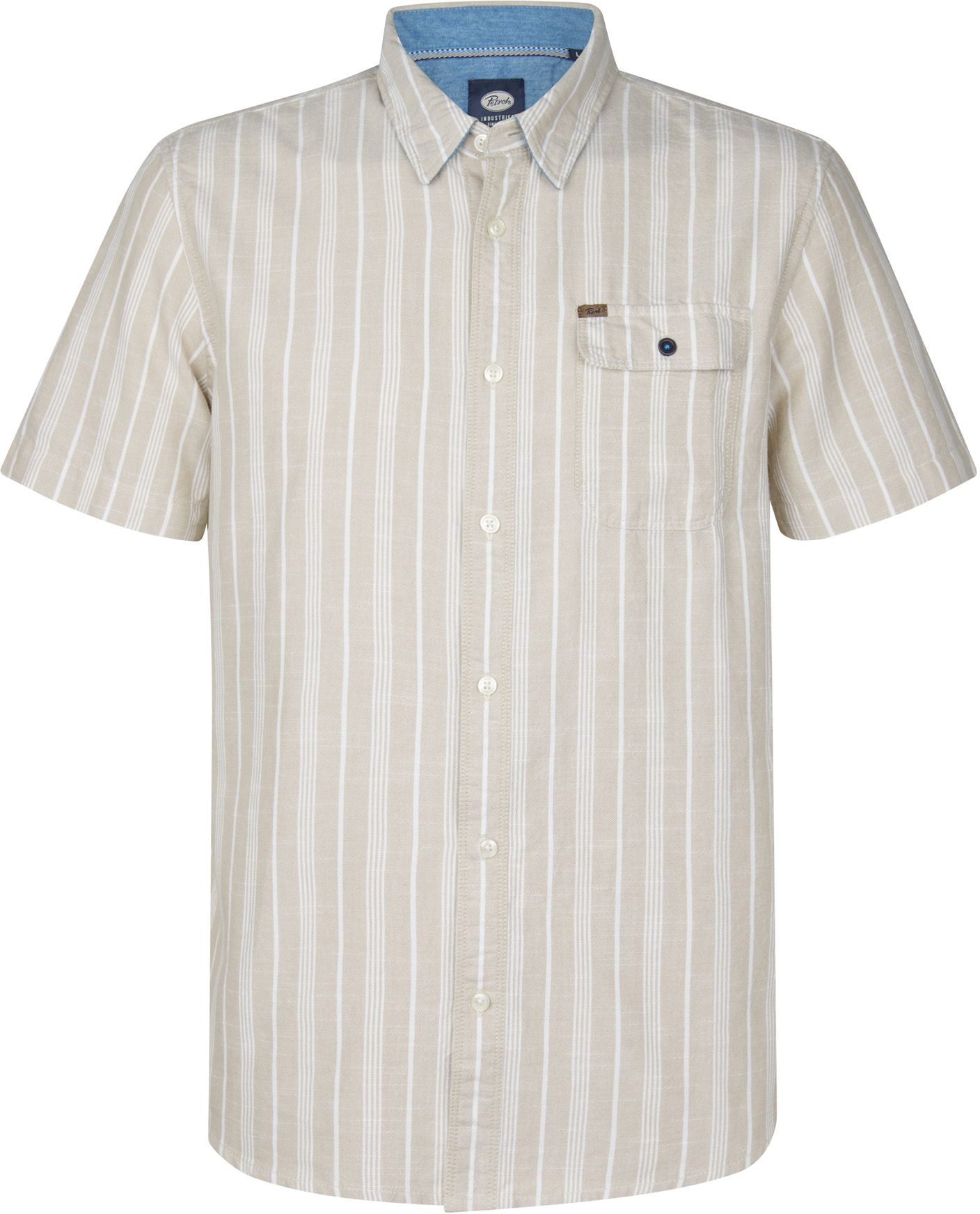 Petrol Camisa Beige M-1050-SIS417-7130 
