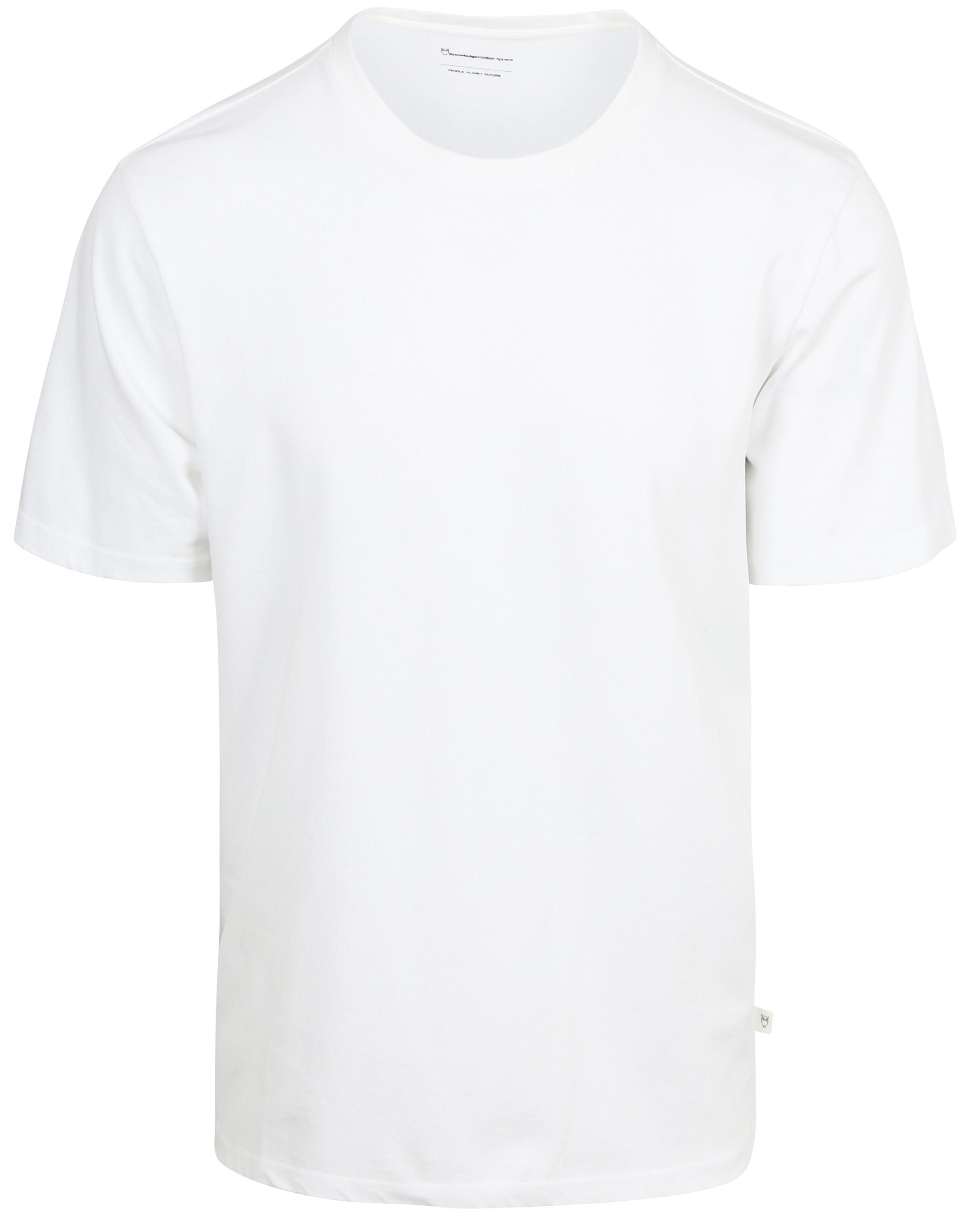 Køb KnowledgeCotton Apparel T-shirt Hvid 1010155-1010 | Suitable